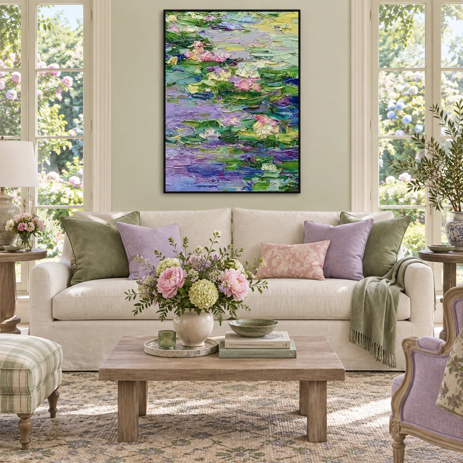 Flower & Tree Abstract Wall Art #ML289