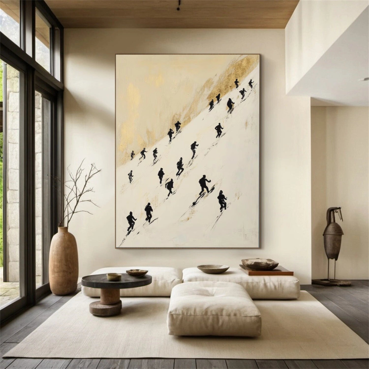 Skiing Sport Wall Art #SA035