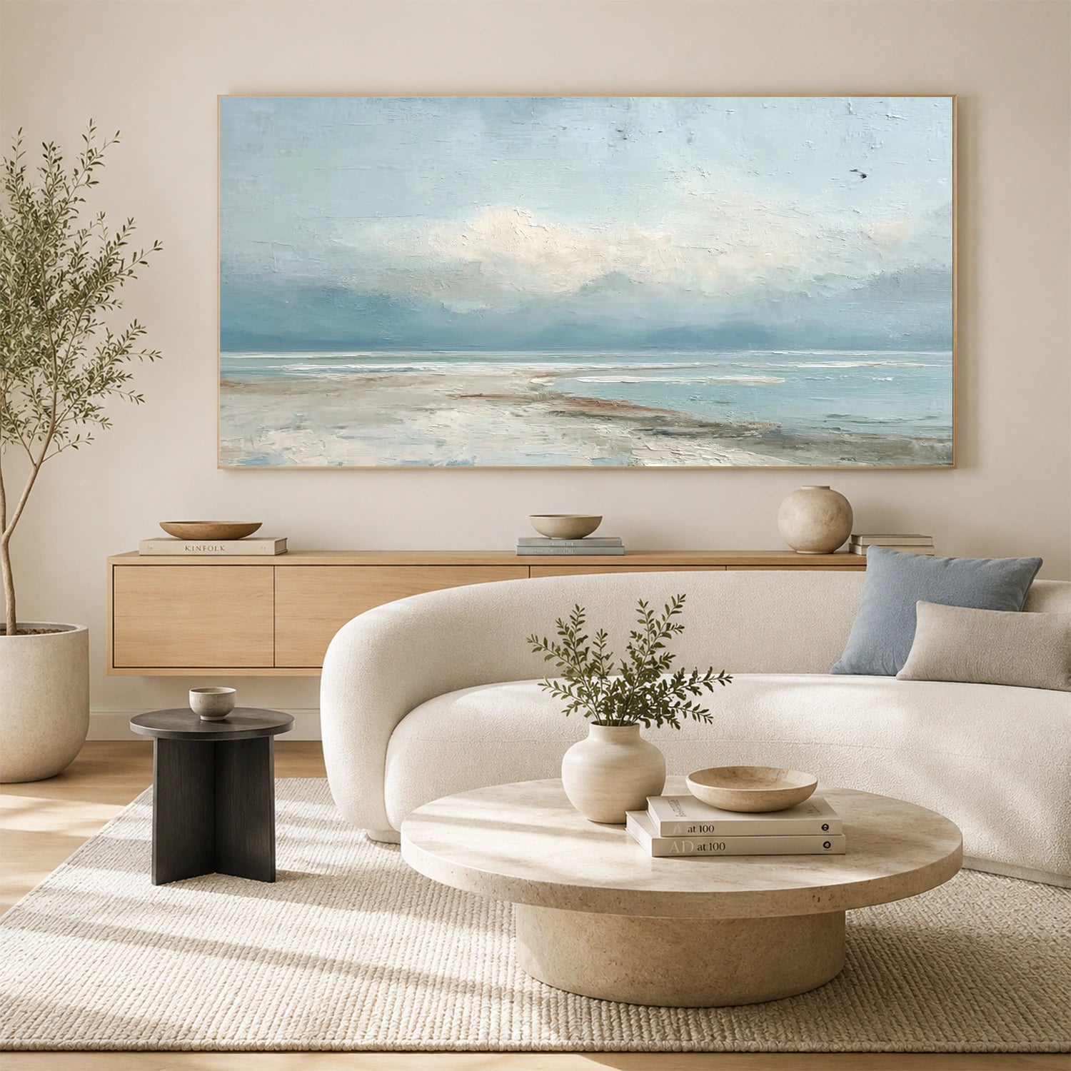 Sea & Sky Abstract Wall Art #MS346
