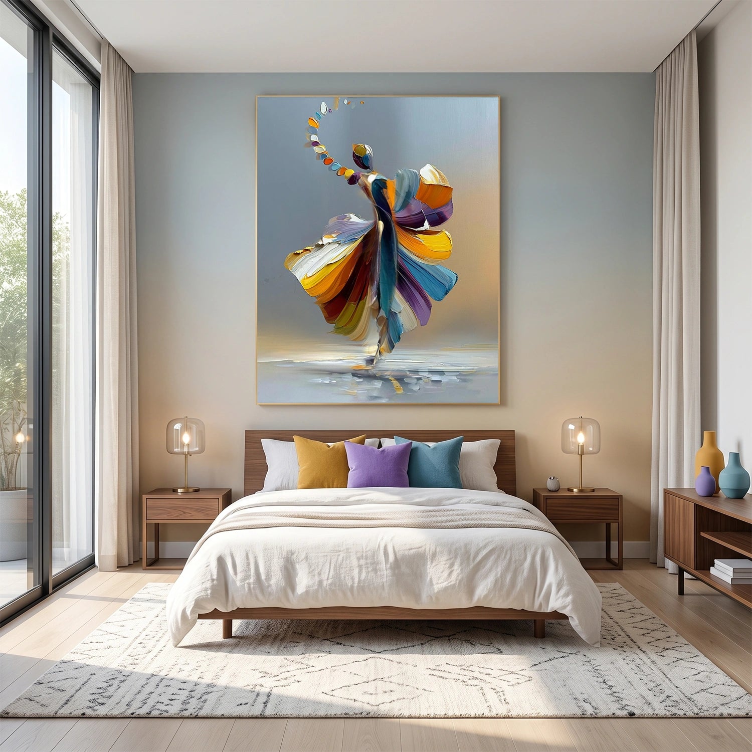 Abstract Portrait Wall Art #AP130