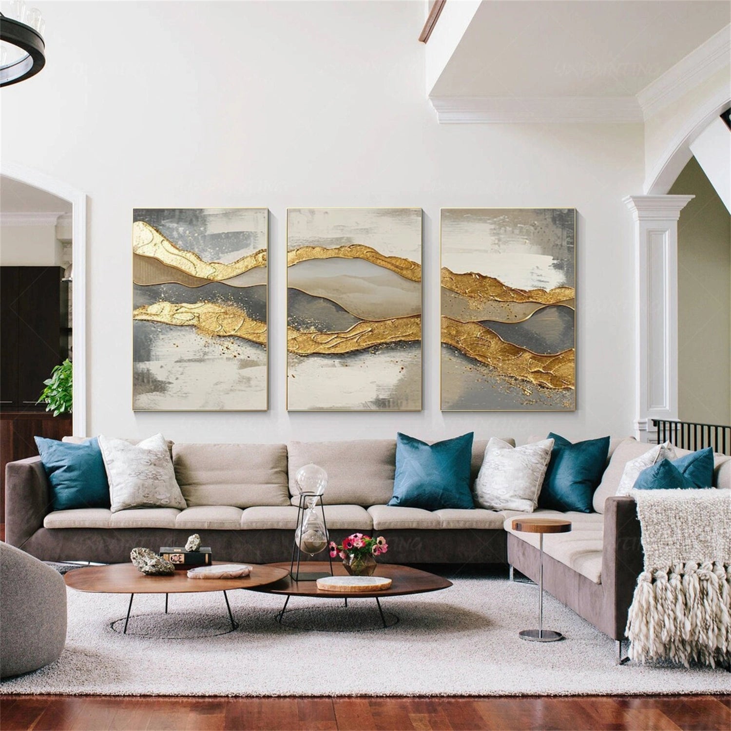 Abstract Canvas Art Set of 3 #WS978