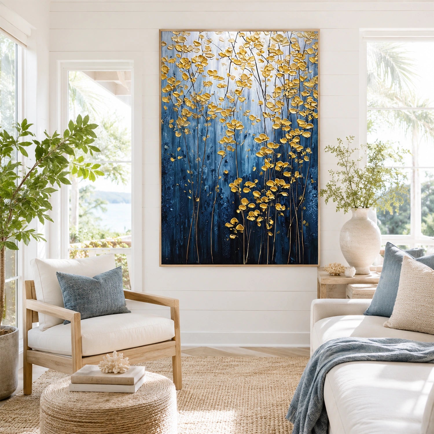 Flower & Tree Abstract Wall Art #ML278