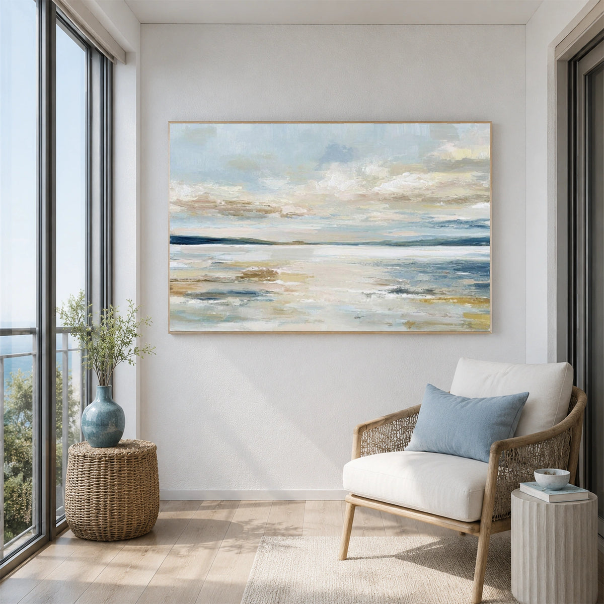 Sea & Sky Abstract Wall Art #MS377