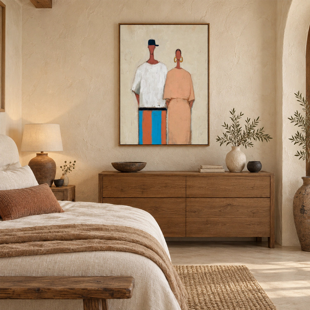 Abstract Portrait Wall Art #AP153