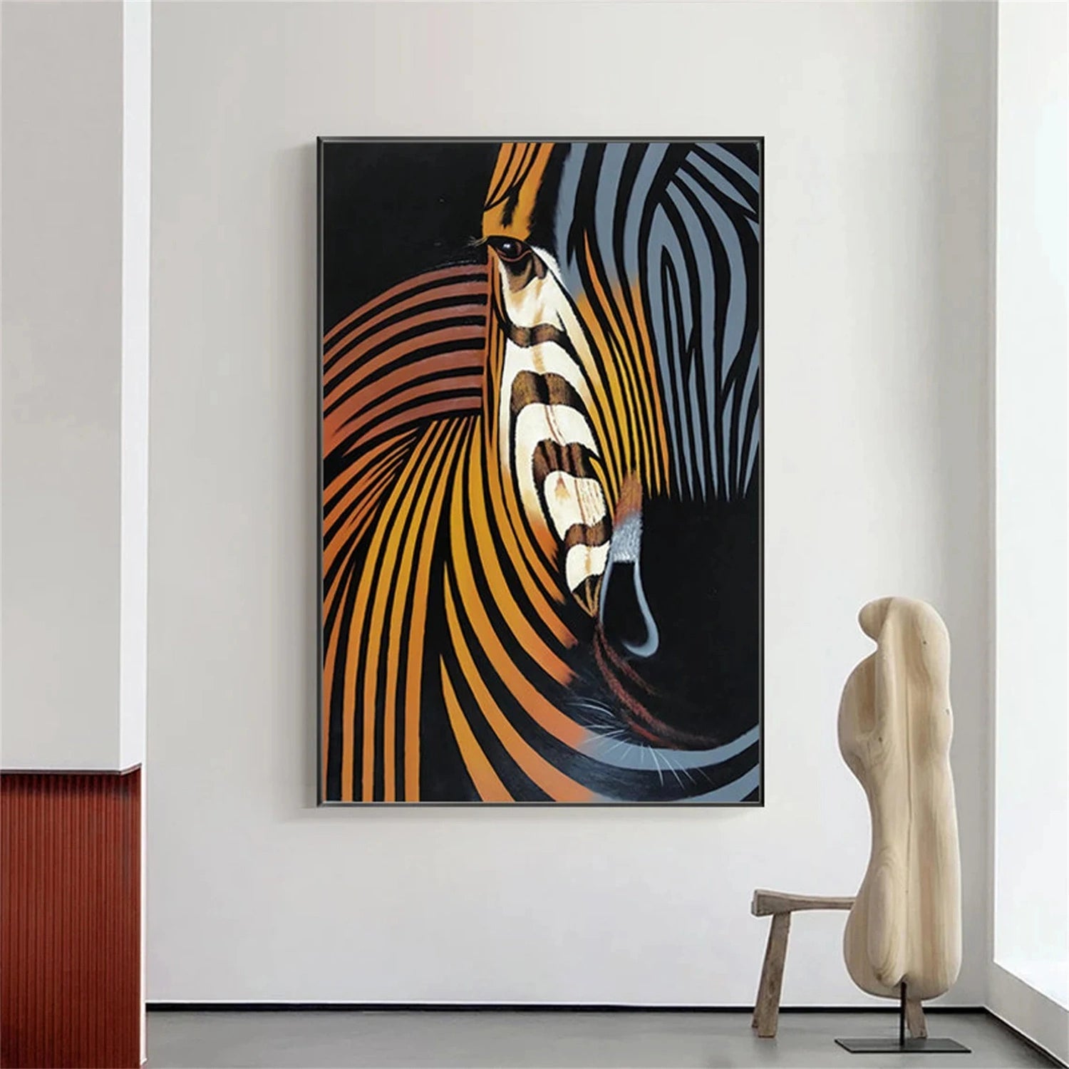 Colorful Abstract Animal Wall Art #AL067