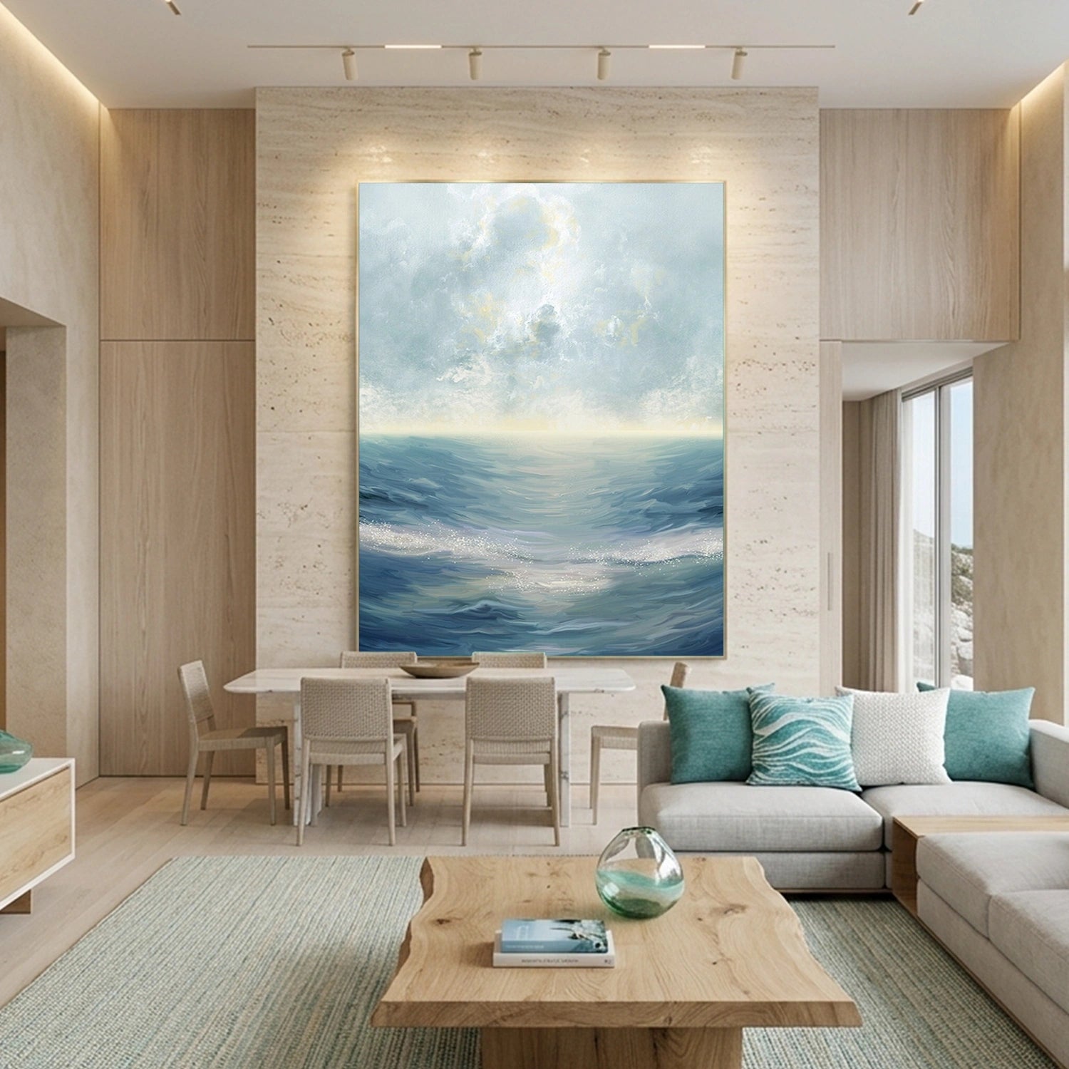 Sea & Sky Abstract Wall Art #MS305