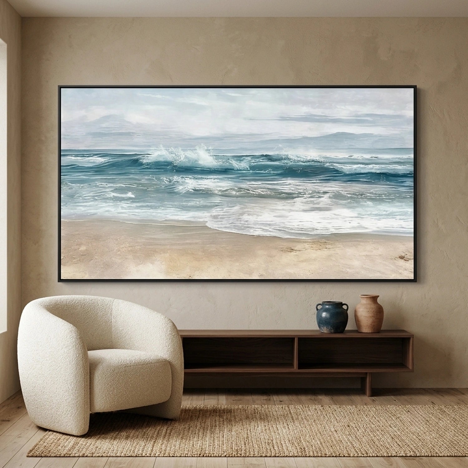 Sea & Sky Abstract Wall Art #MS306