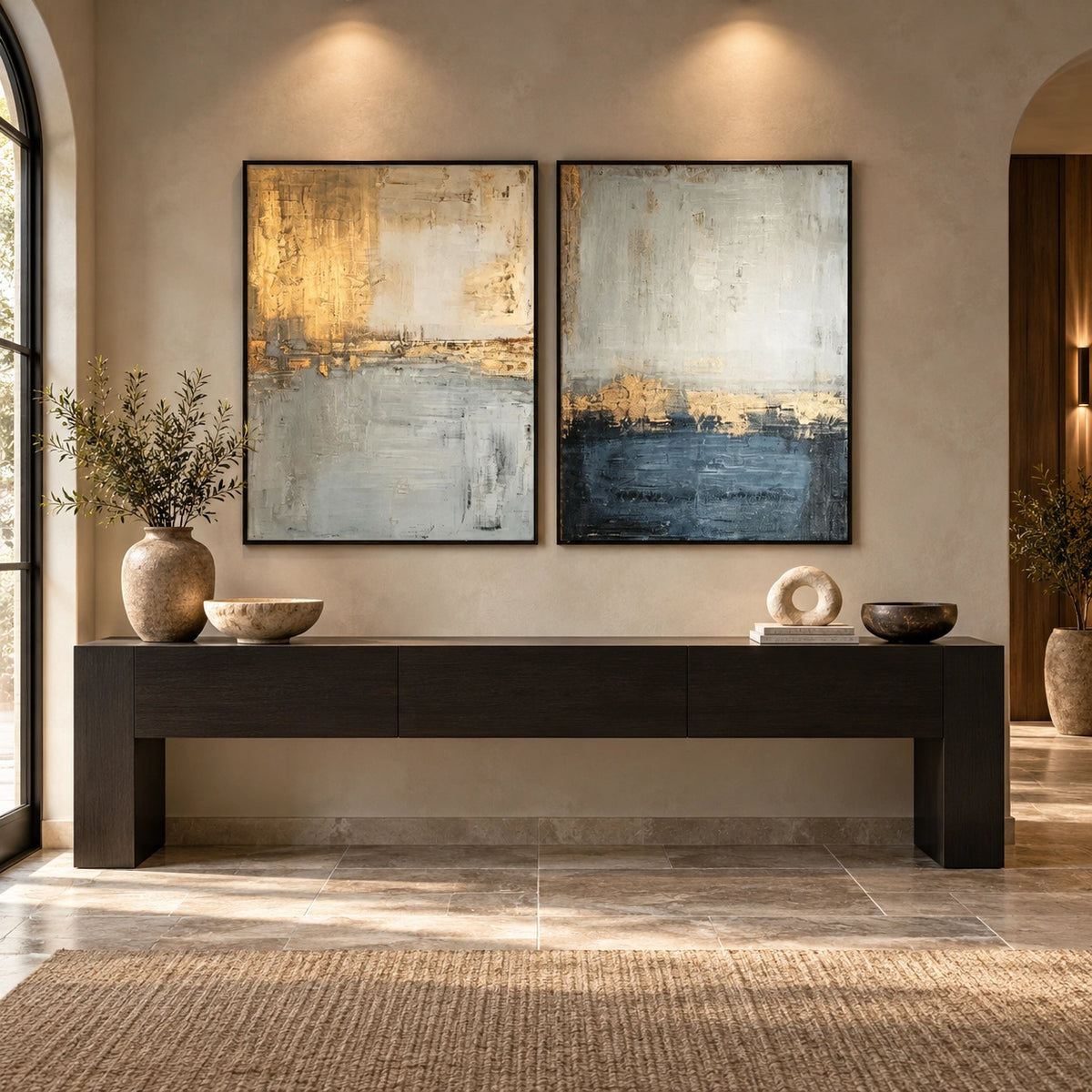 Abstract Canvas Art Set of 2 #WS1145