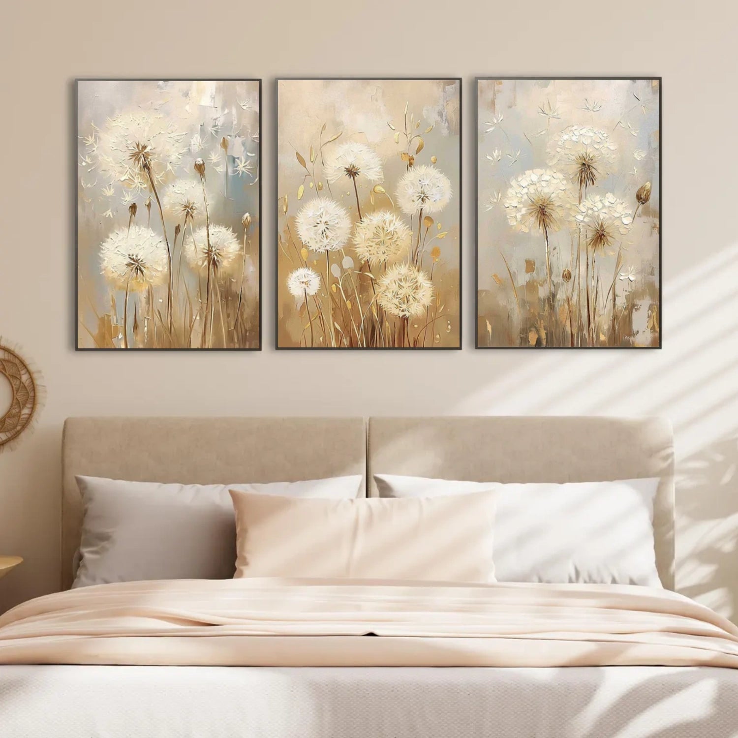 Flower & Tree Abstract Wall Art Set of 3 #ML212