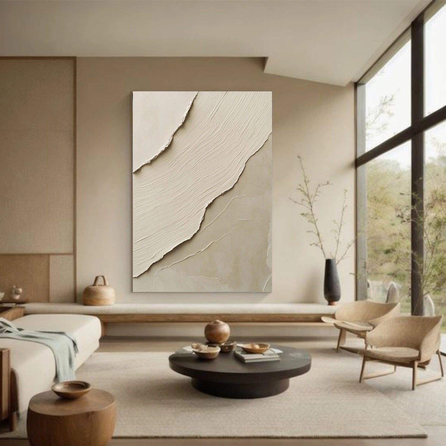 Minimalist Textured Canvas Art #MM353