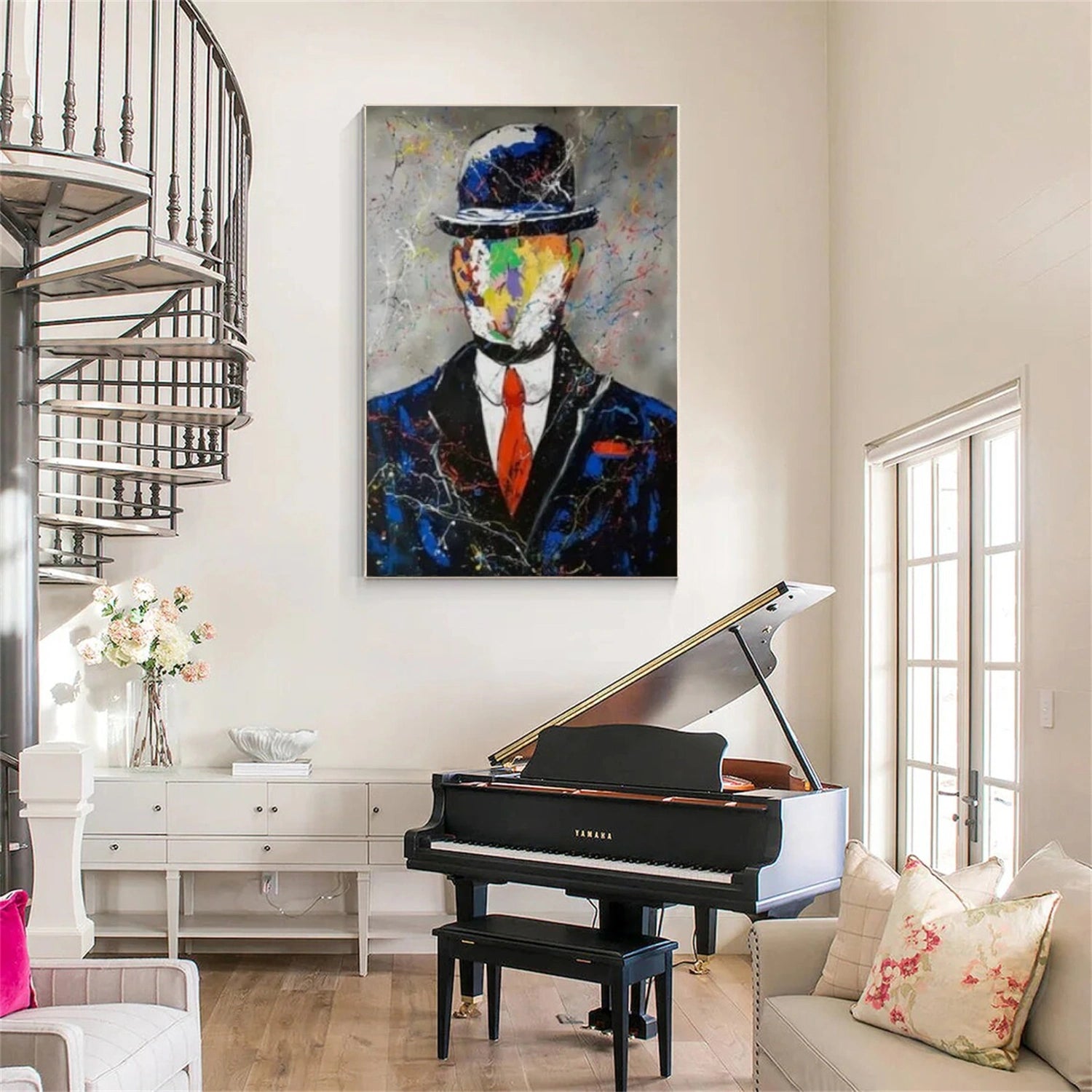 Abstract Portrait Wall Art #AP067