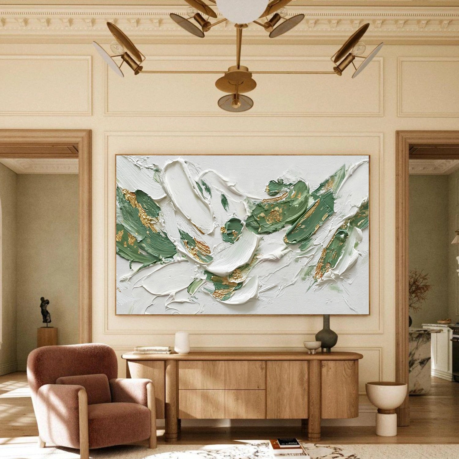 Abstract Textured Canvas Art #WS999