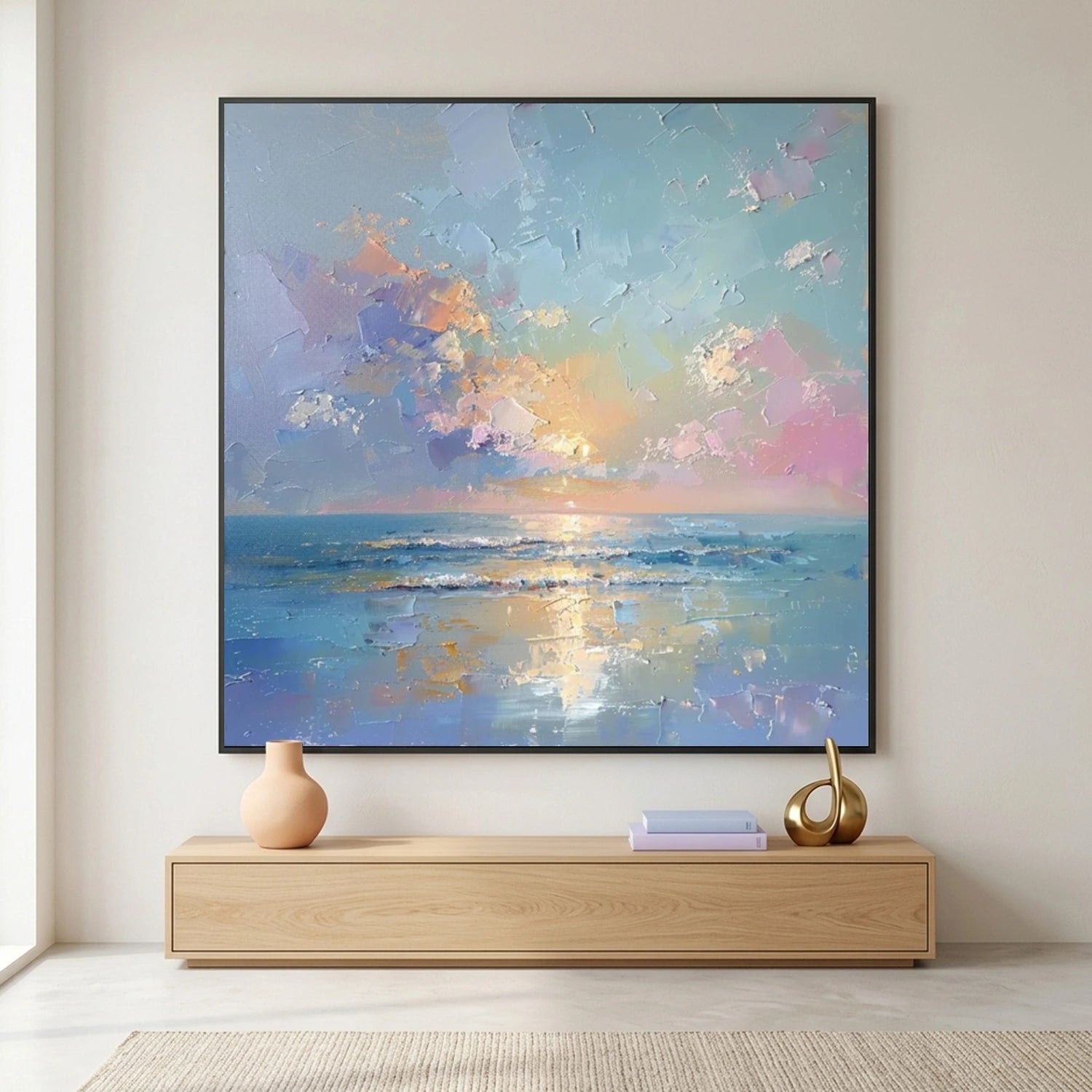 Sea & Sky Abstract Wall Art #MS320