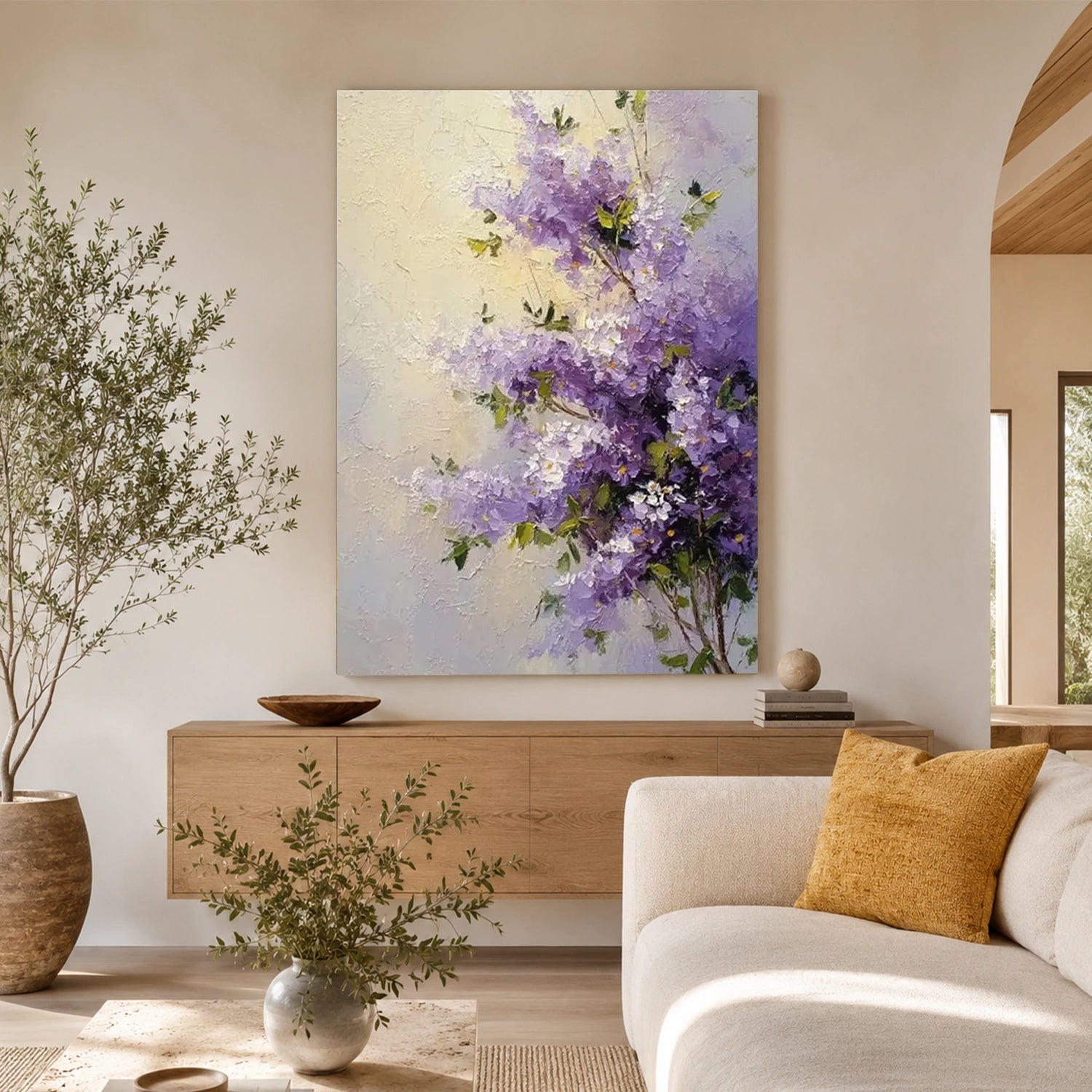 Flower & Tree Abstract Wall Art #ML288