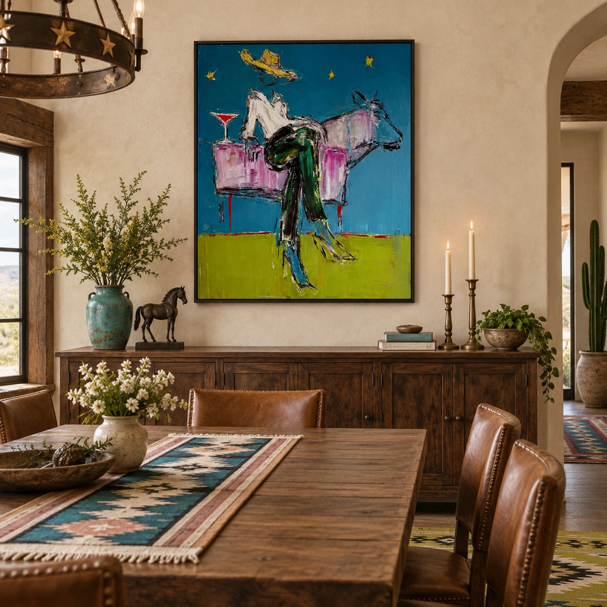 Western Cowboy Art #VA222
