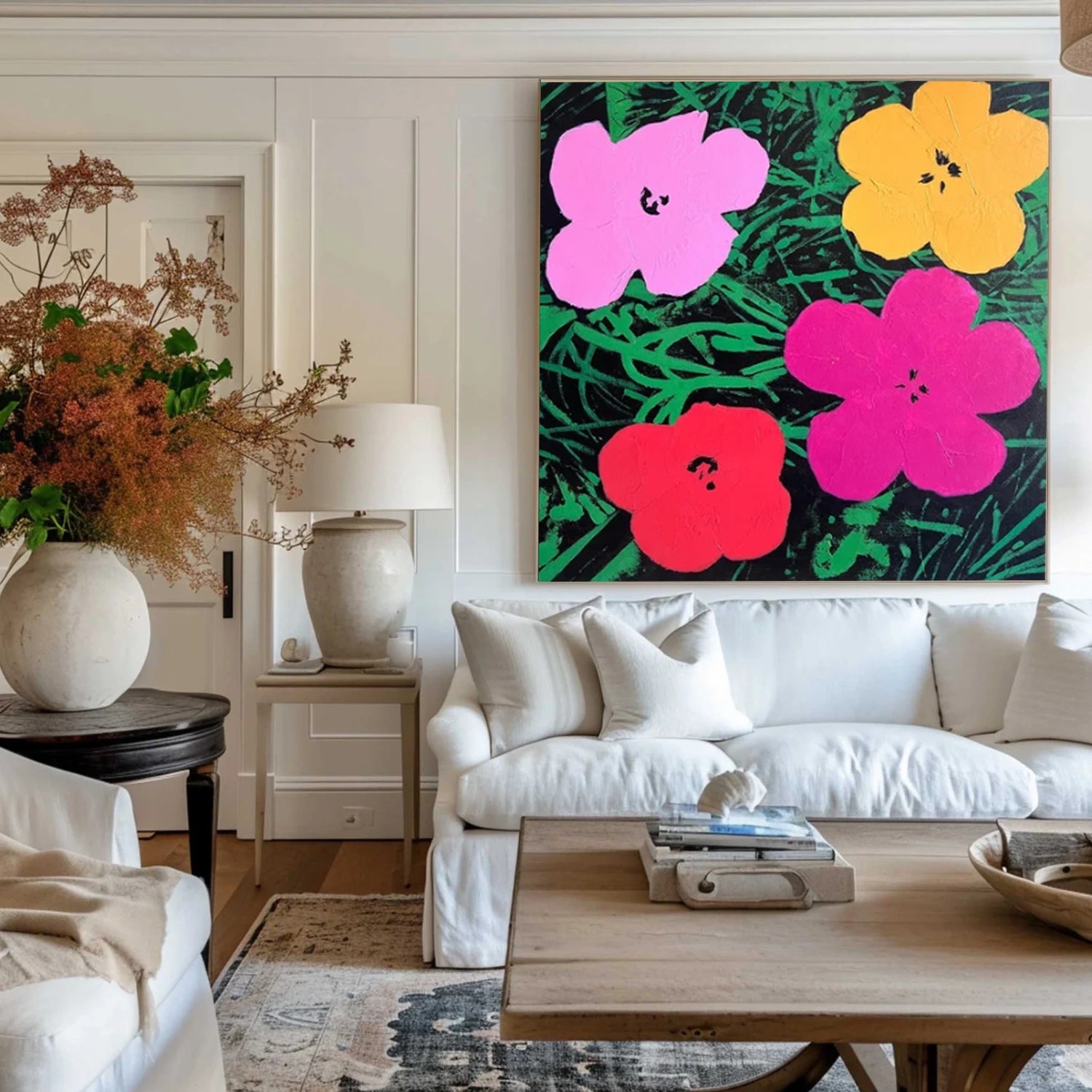 Flower & Tree Abstract Wall Art #ML244