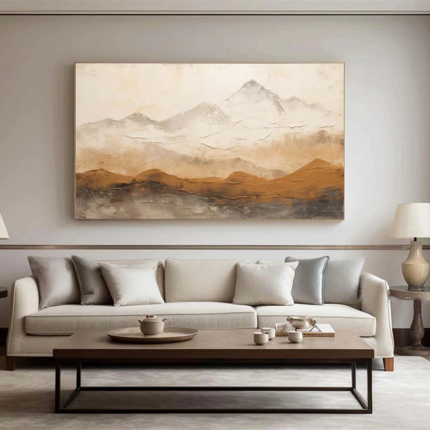Minimalist Mountain Canvas Art #MM292