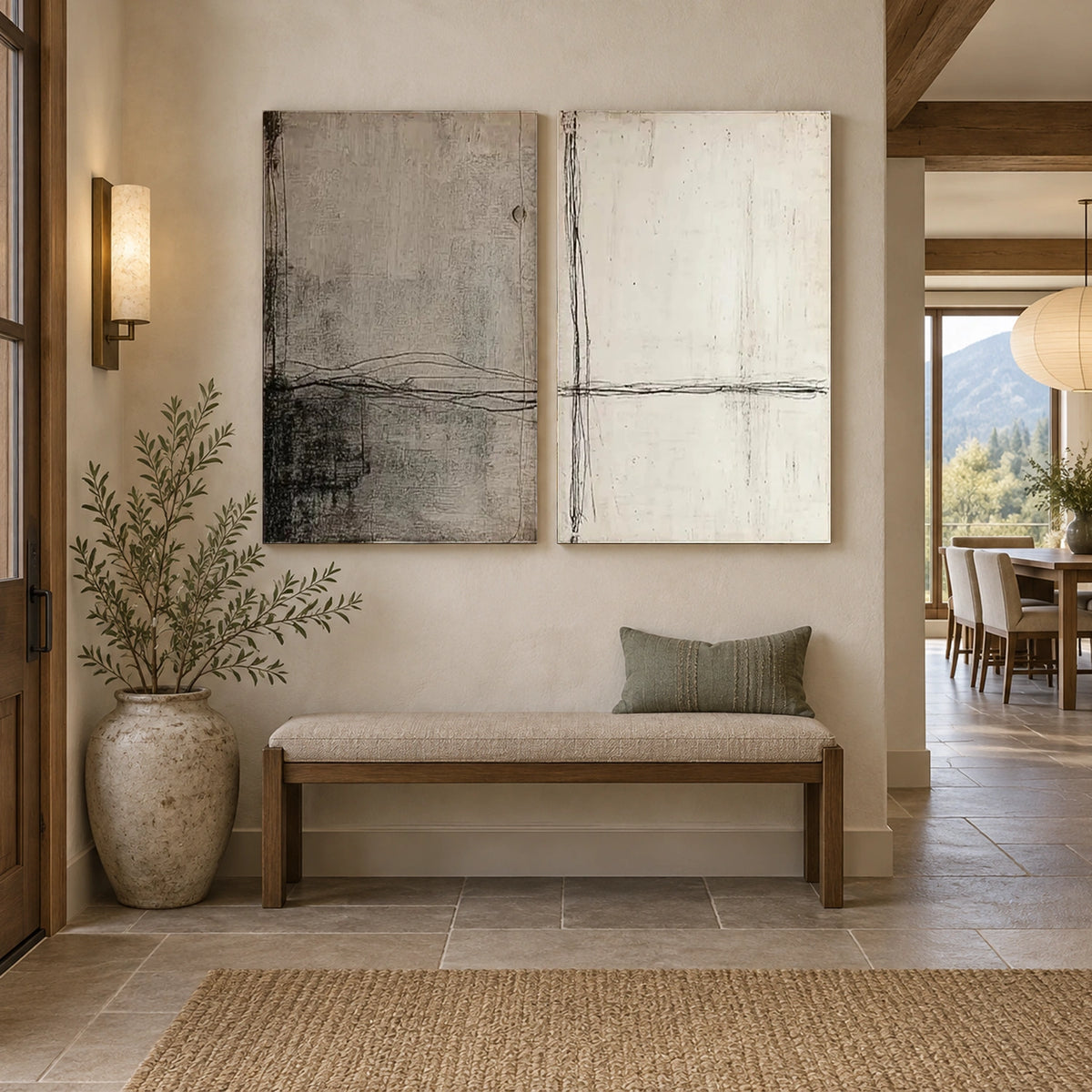 Wabi Sabi Canvas Art Set of 2 #WS1226