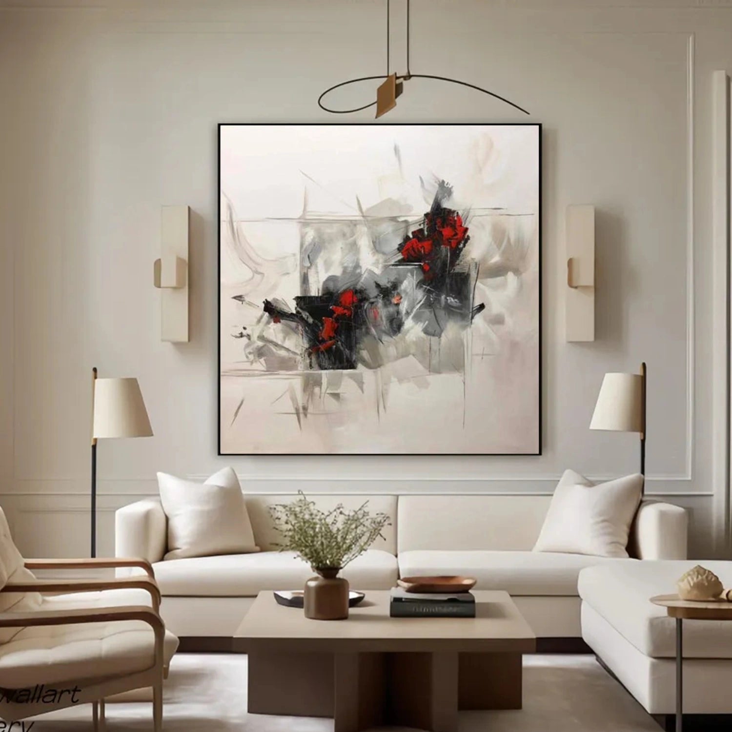 Abstract Canvas Art #WS964