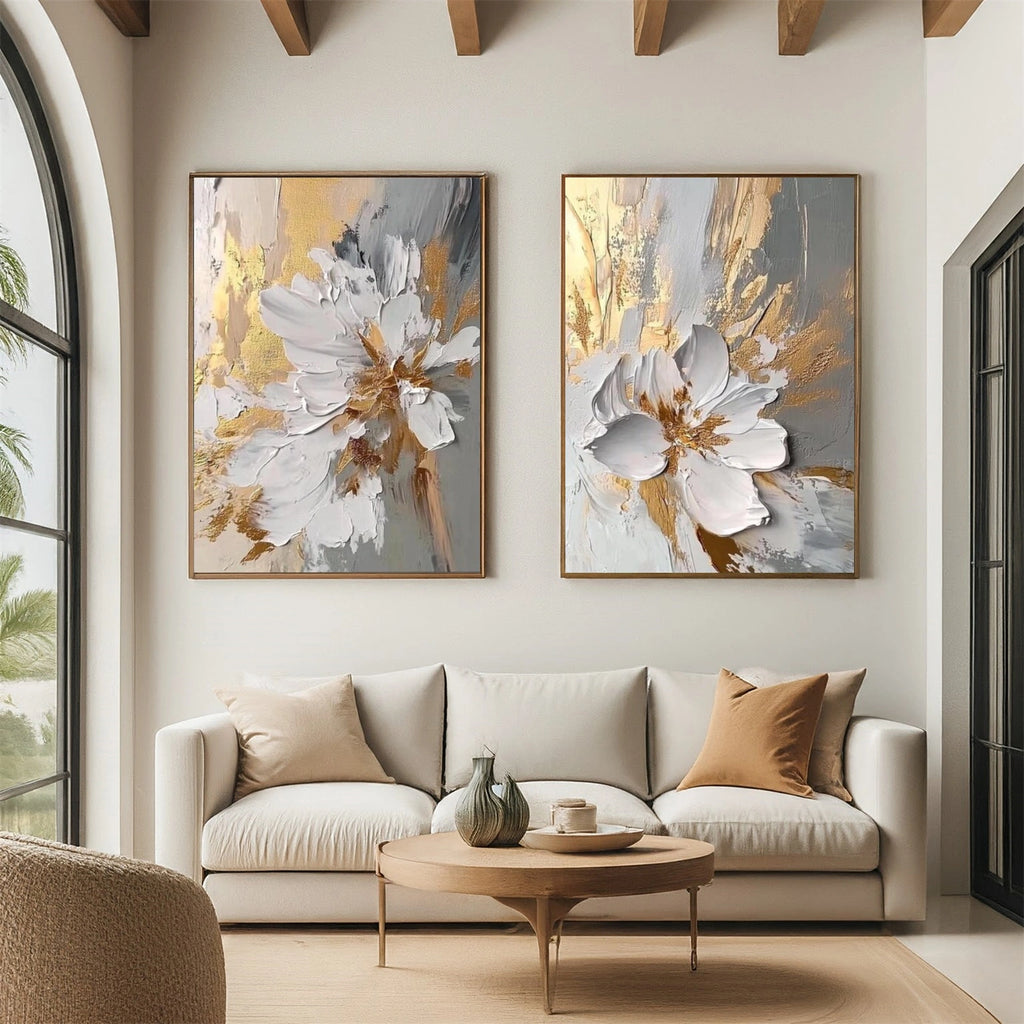Flower & Tree Abstract Wall Art Set 2 #ML201