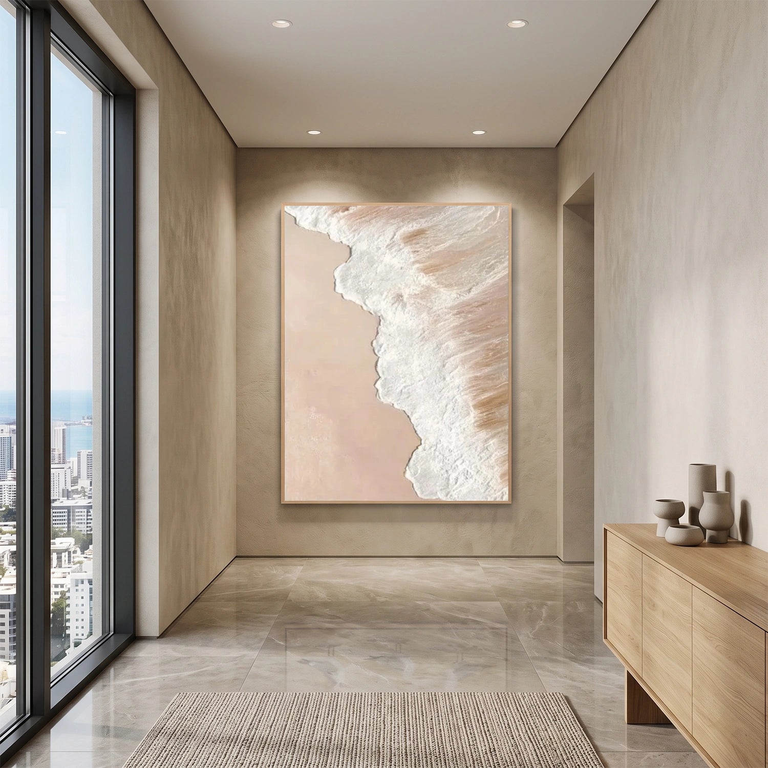 Sea & Sky Abstract Wall Art #MS318
