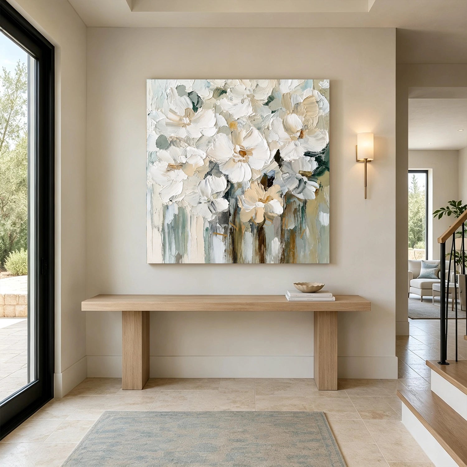 Flower & Tree Abstract Wall Art #ML276