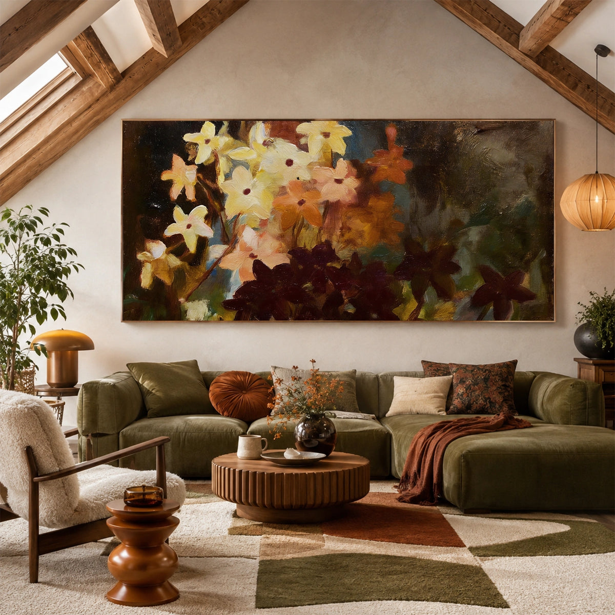 Flower & Tree Abstract Wall Art #ML270