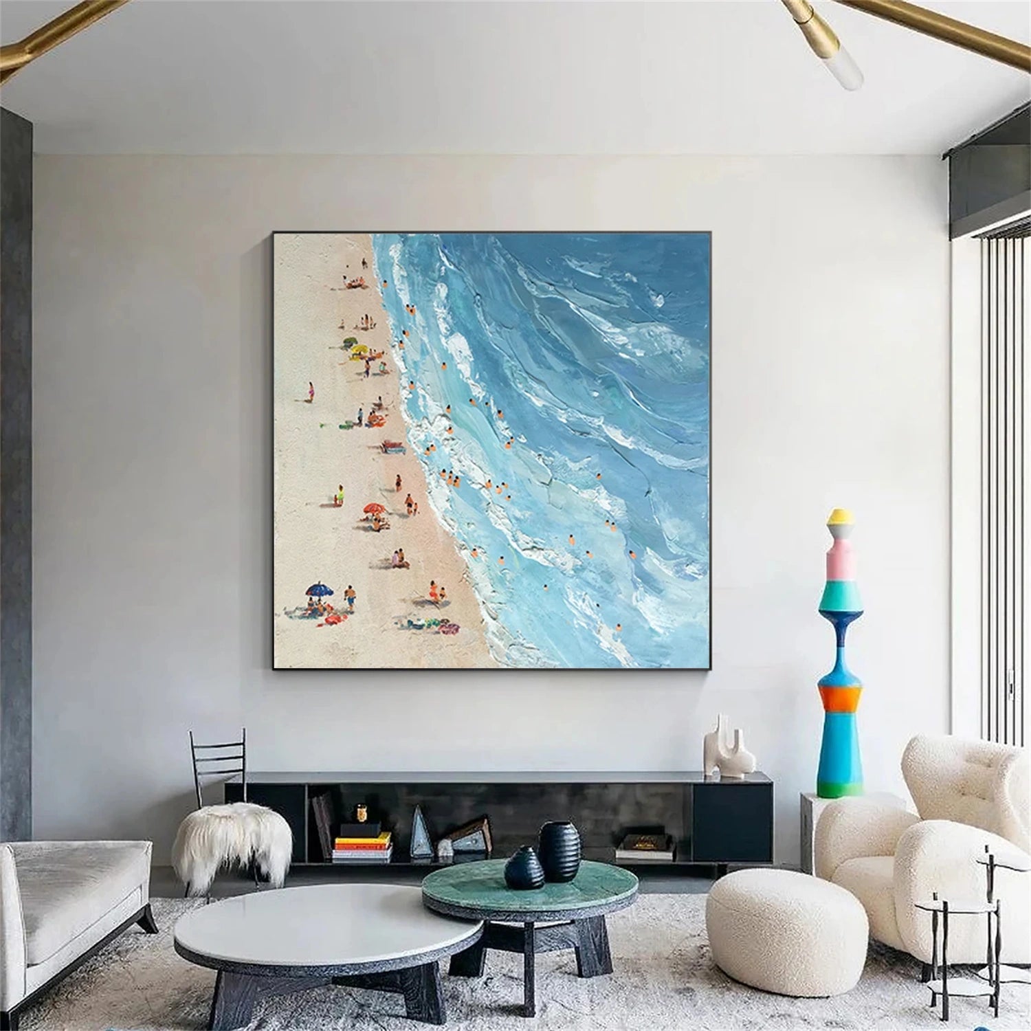 Swimming Sport Textured Wall Art #SA030