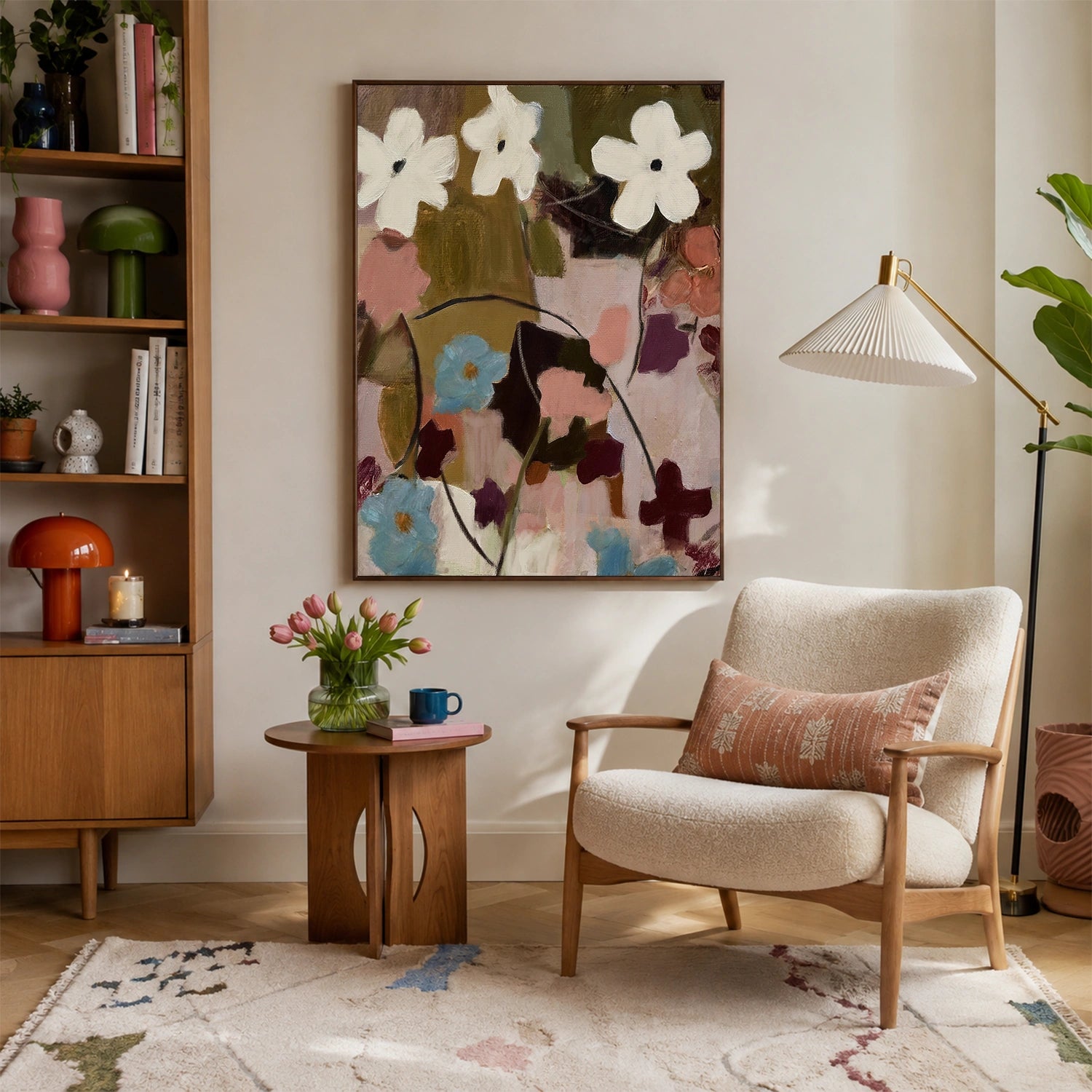 Flower & Tree Abstract Wall Art #ML267