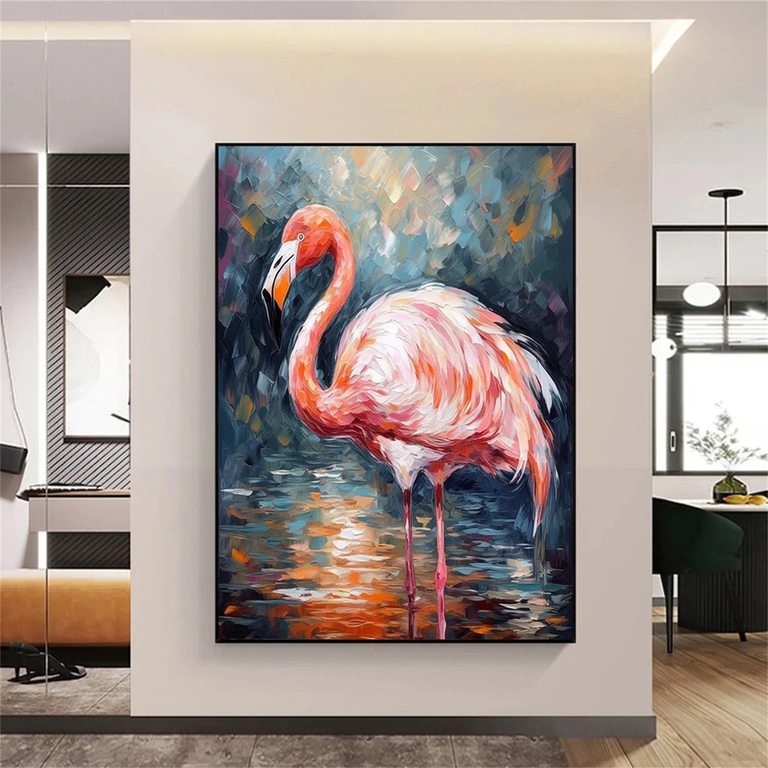 Colorful Abstract Animal Wall Art #AL079