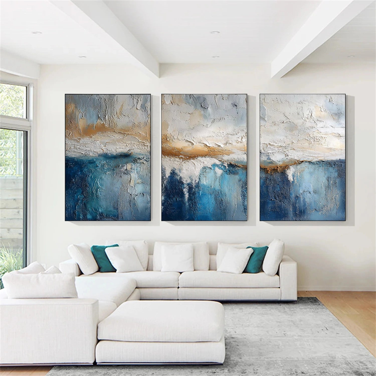 Abstract Canvas Art Set of 3 #WS881