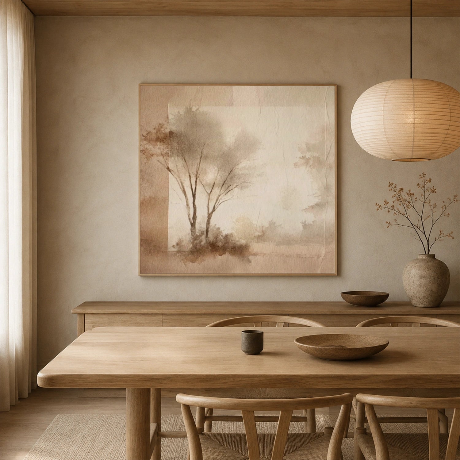 Flower & Tree Abstract Wall Art #ML261