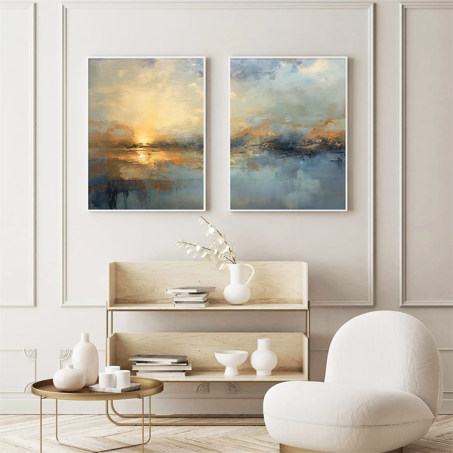 Abstract Tranquility Set of 2 #WS418