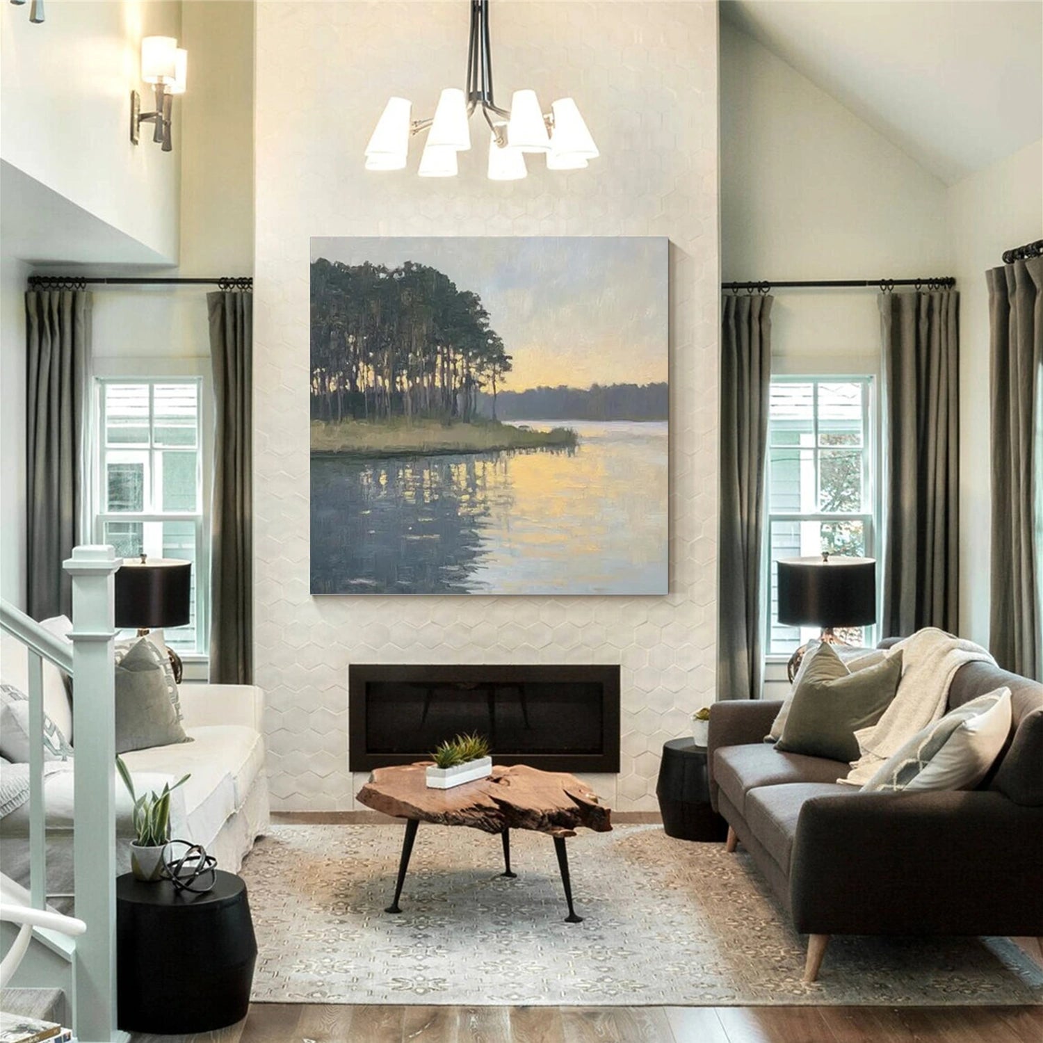Sea & Sky Abstract Wall Art #MS168