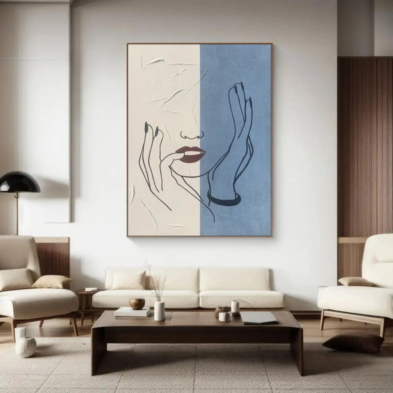 Abstract Portrait Wall Art #AP074