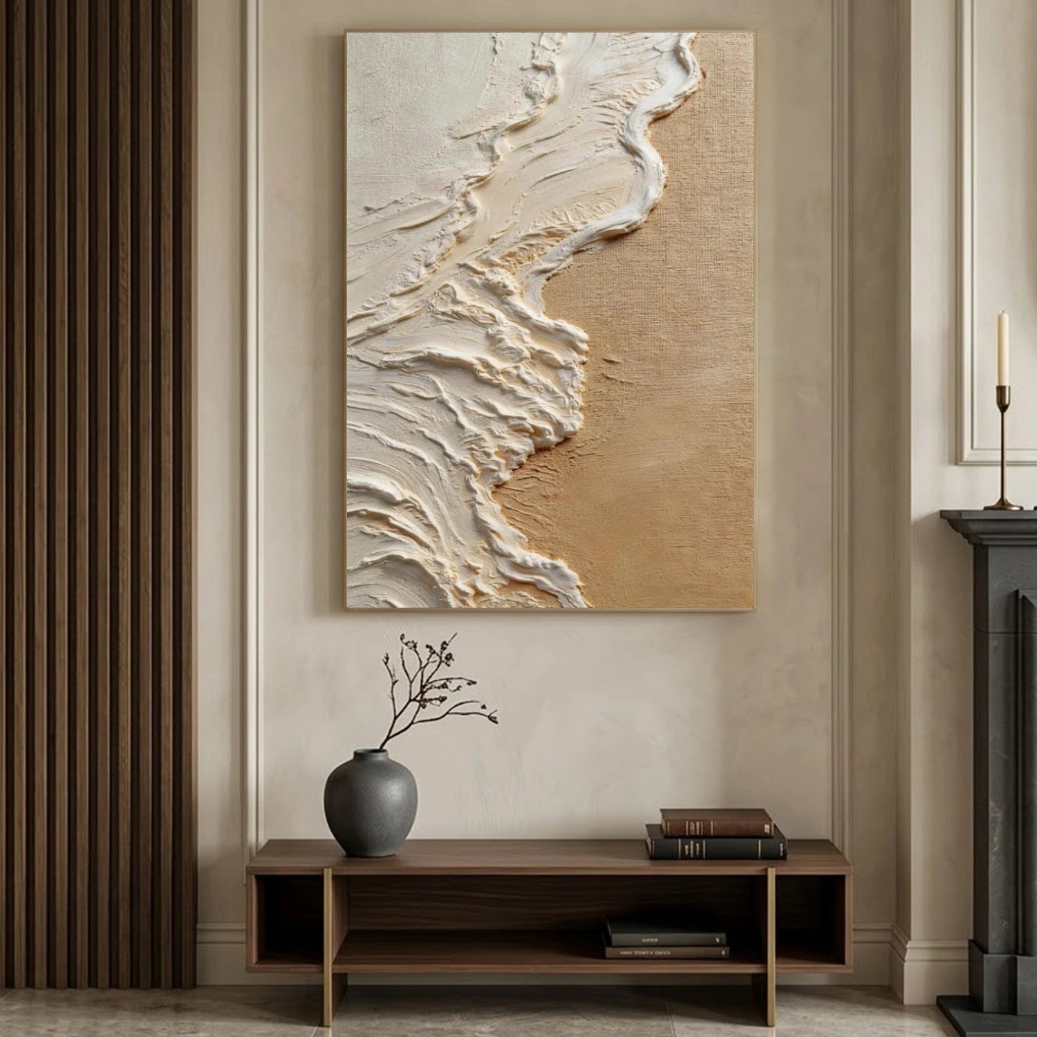 Sea & Sky Abstract Textured Wall Art #MS304