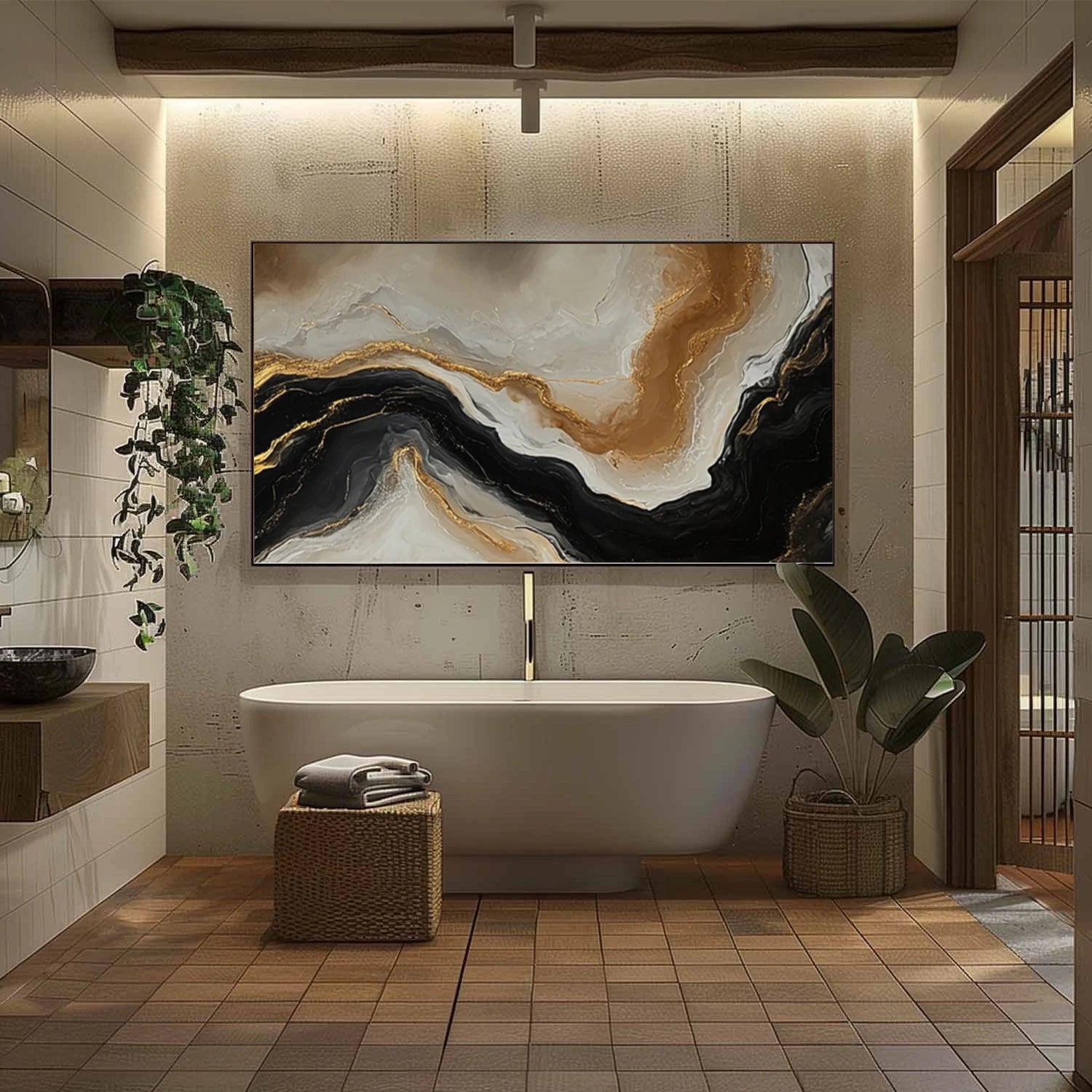 Abstract Canvas Art #WS926