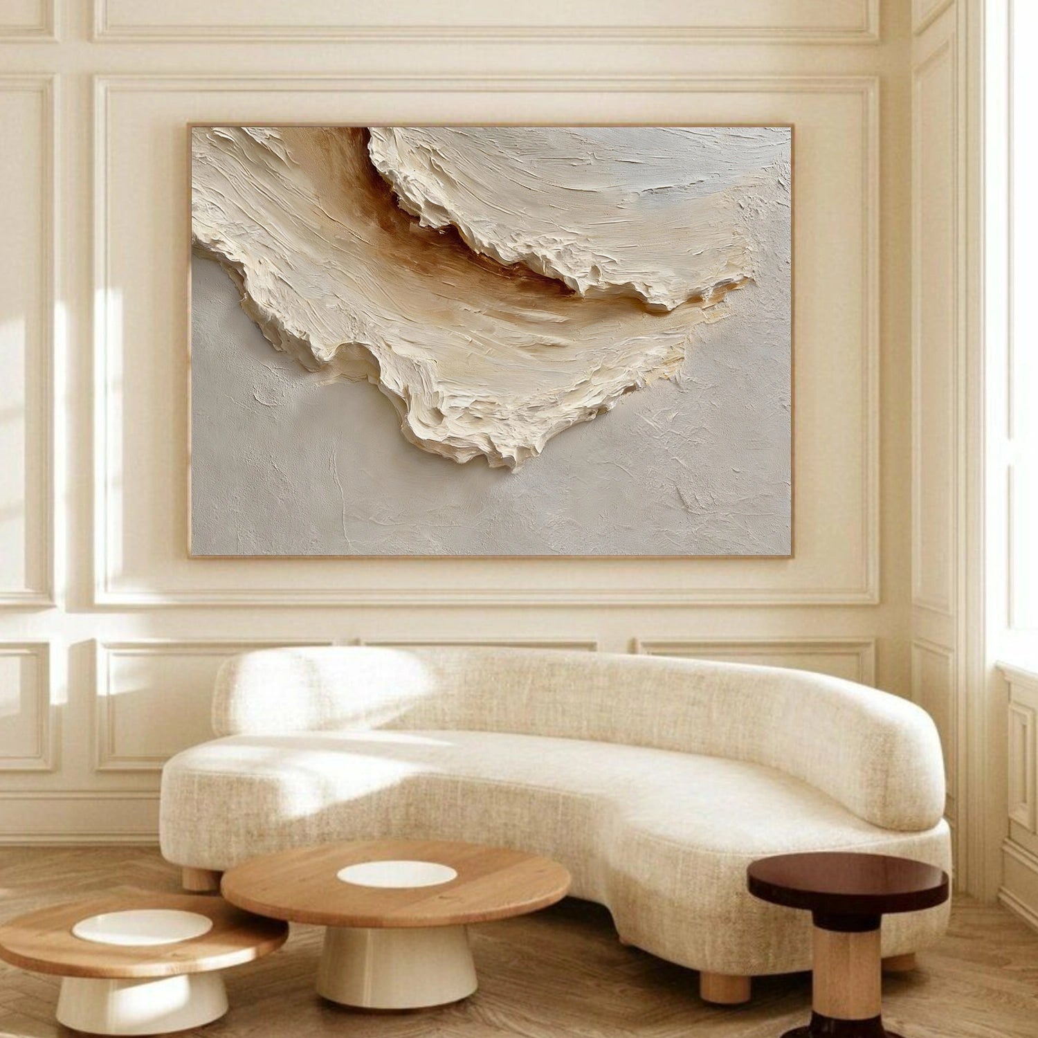 Sea & Sky Abstract Textured Wall Art #MS233