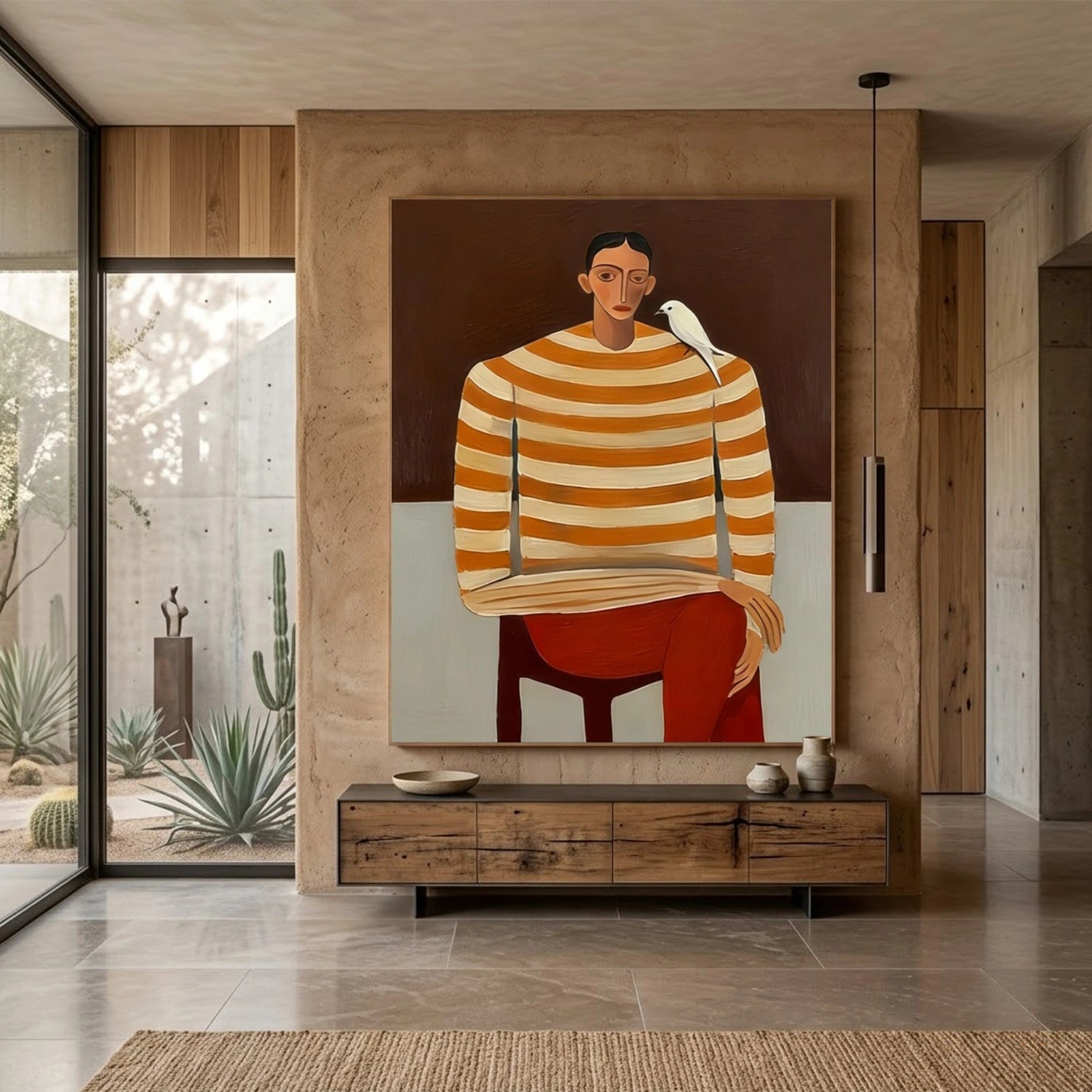 Abstract Portrait Wall Art #AP133