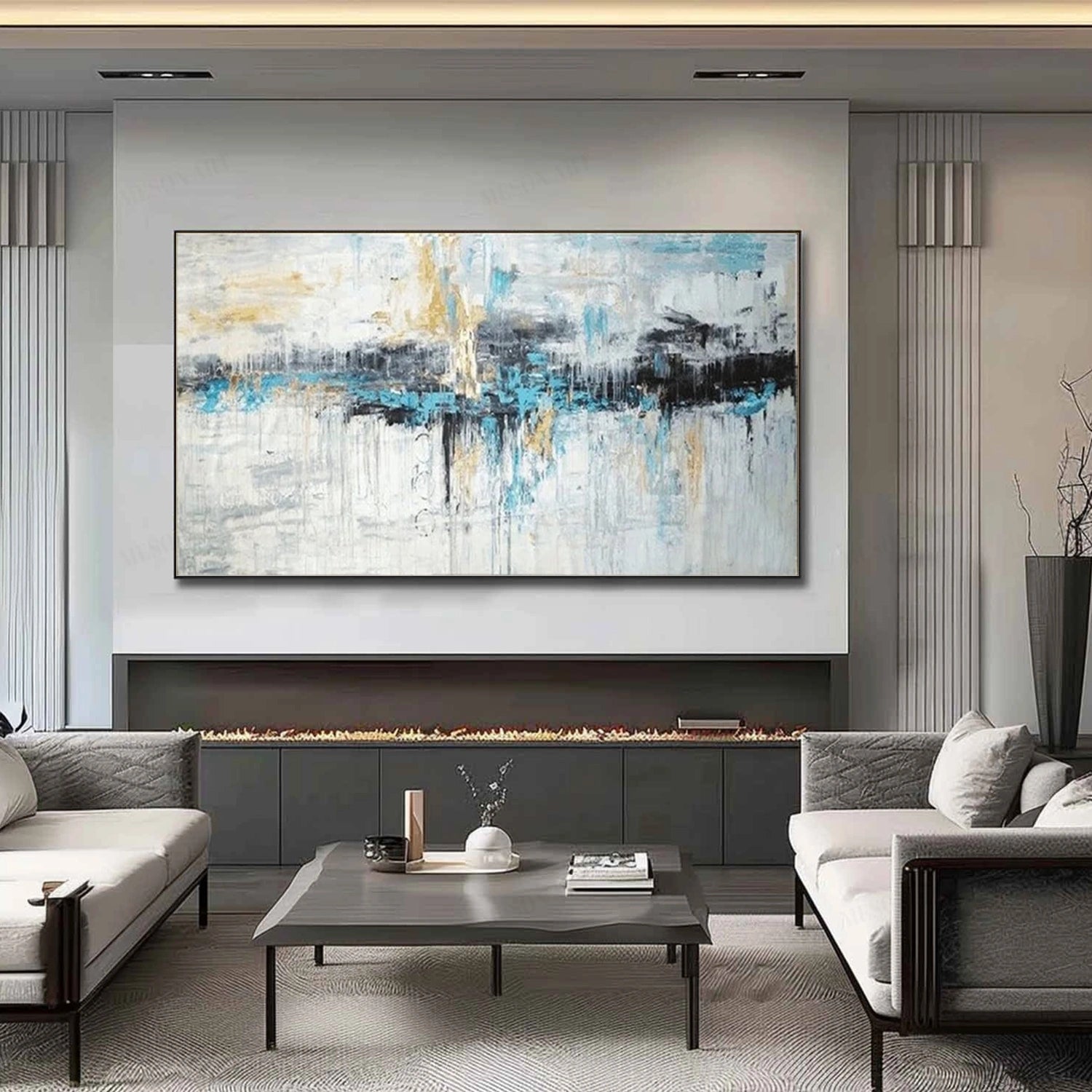 Abstract Canvas Art #WS694