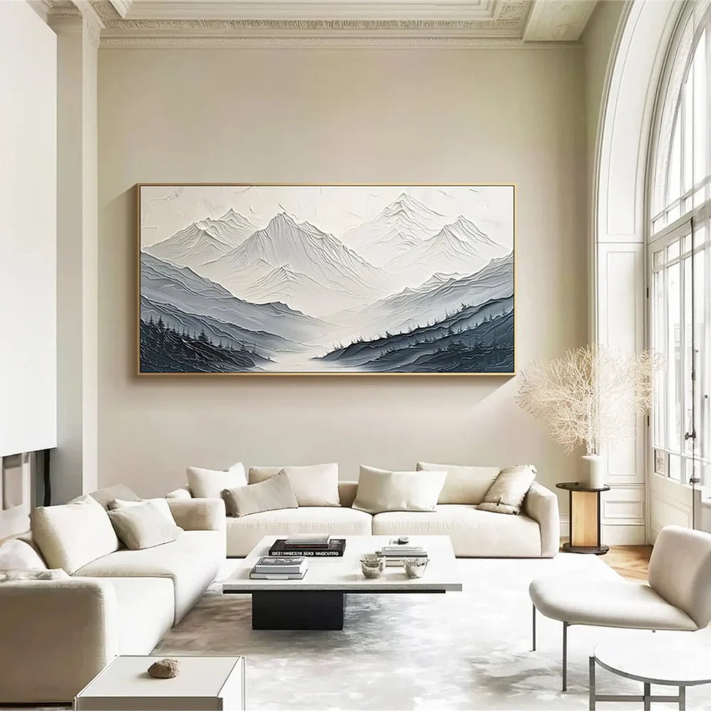 Minimalistic Mountain Textured Art #MM302