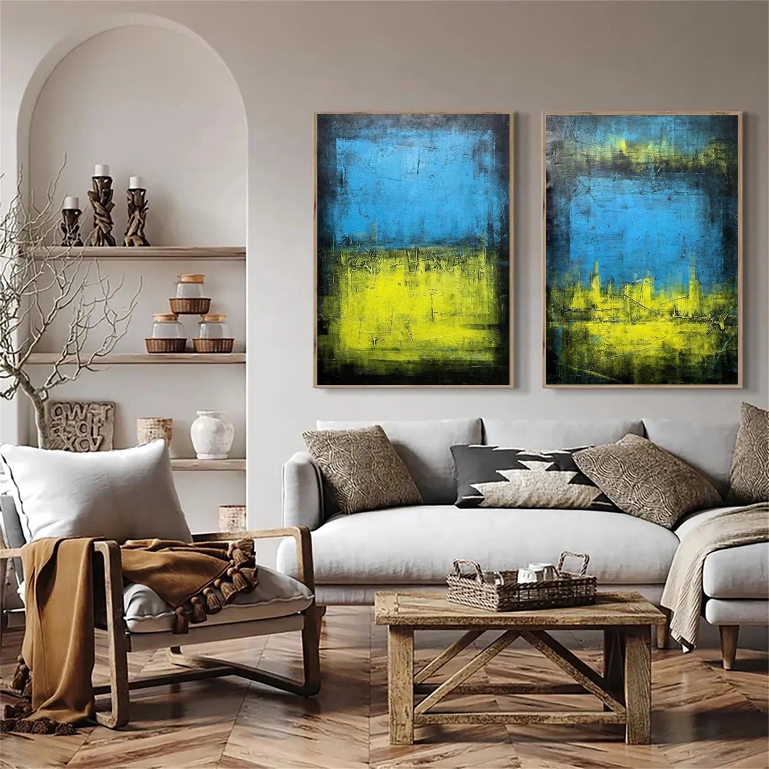 Abstract Tranquility Set of 2 #WS324