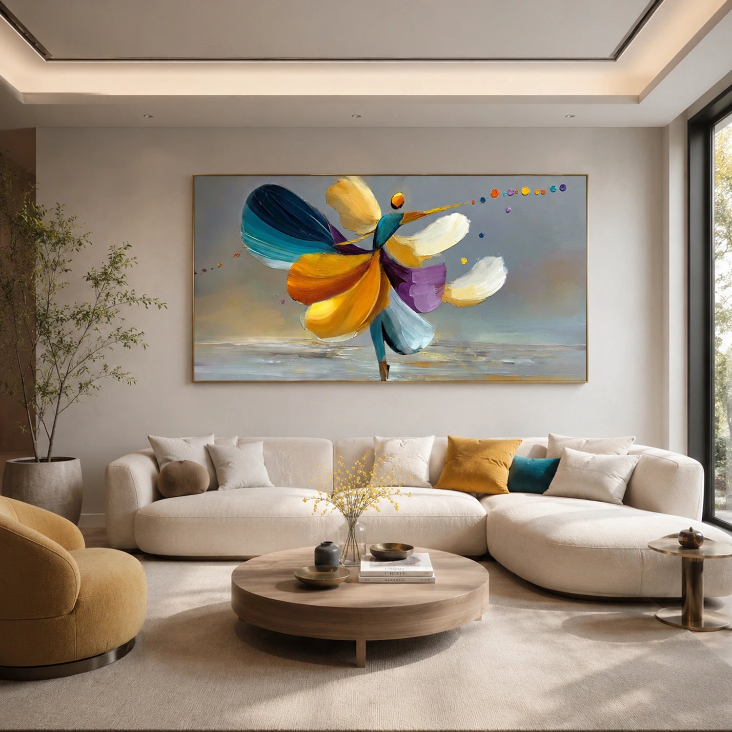 Abstract Portrait Wall Art #AP128