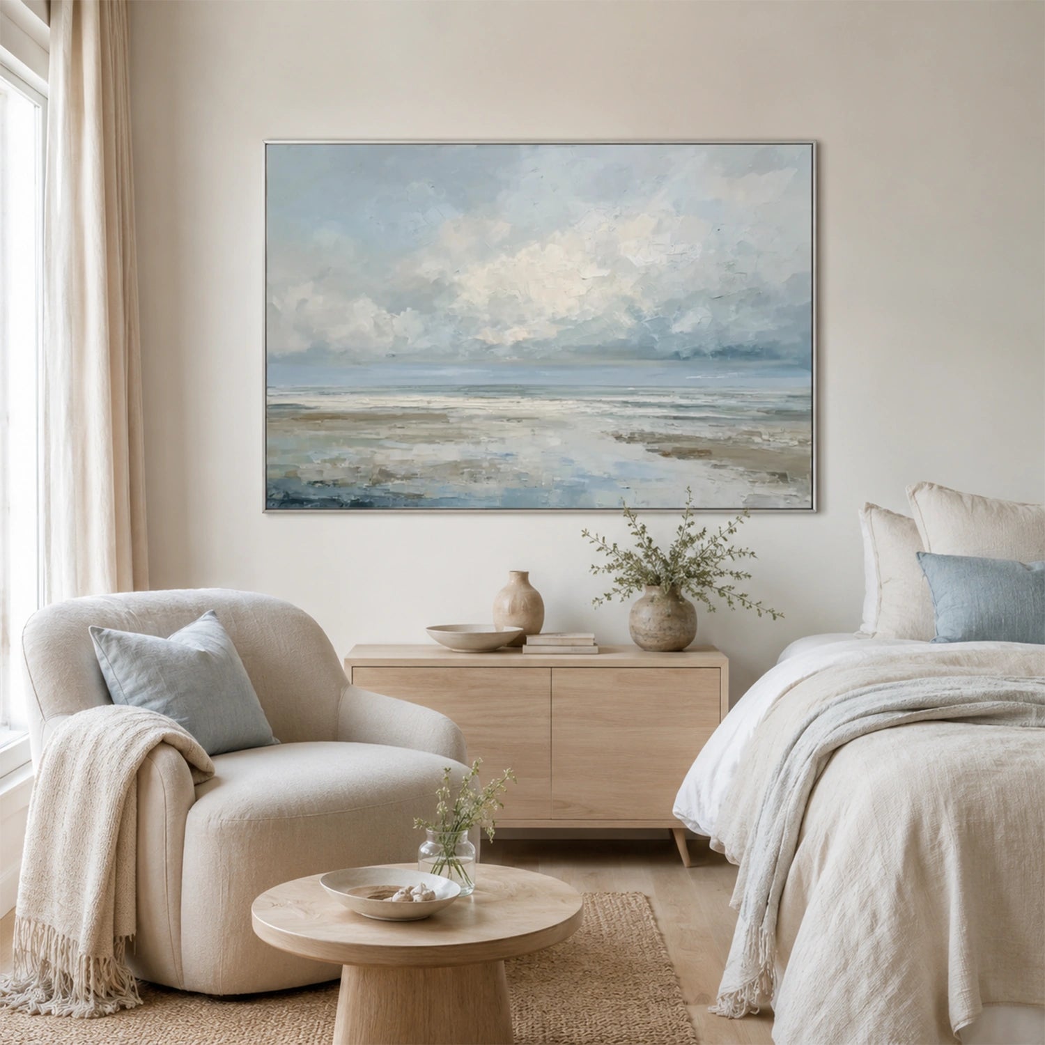 Sea & Sky Abstract Wall Art #MS349