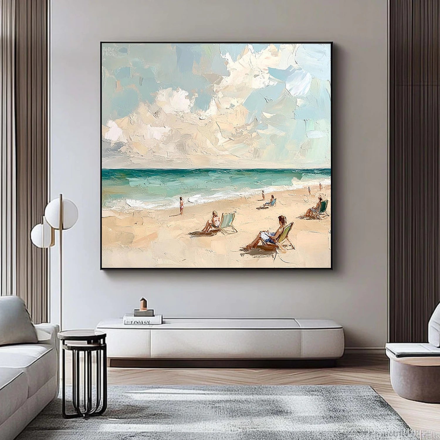 Sea & Sky Abstract Wall Art #MS291
