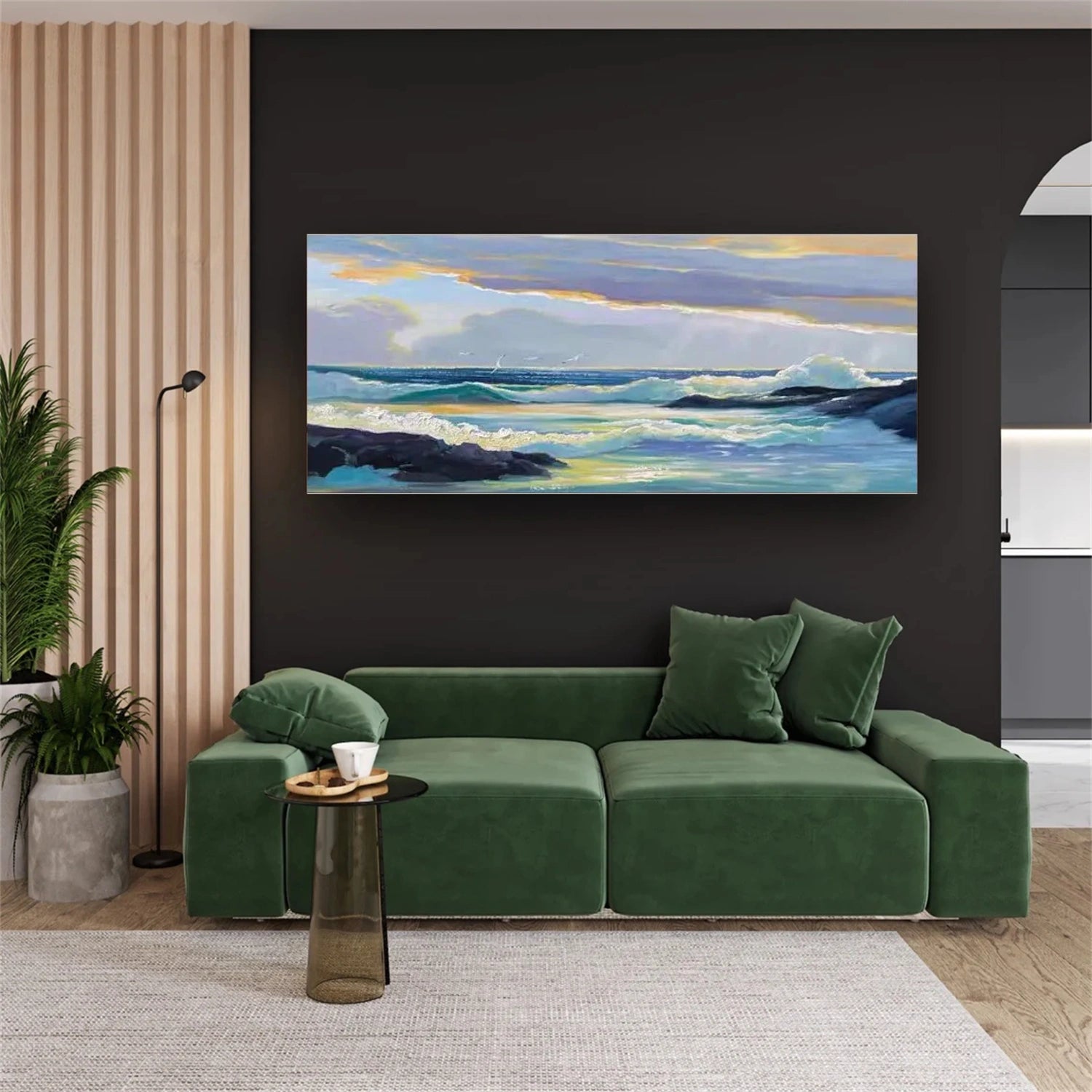 Sea & Sky Abstract Wall Art #MS158