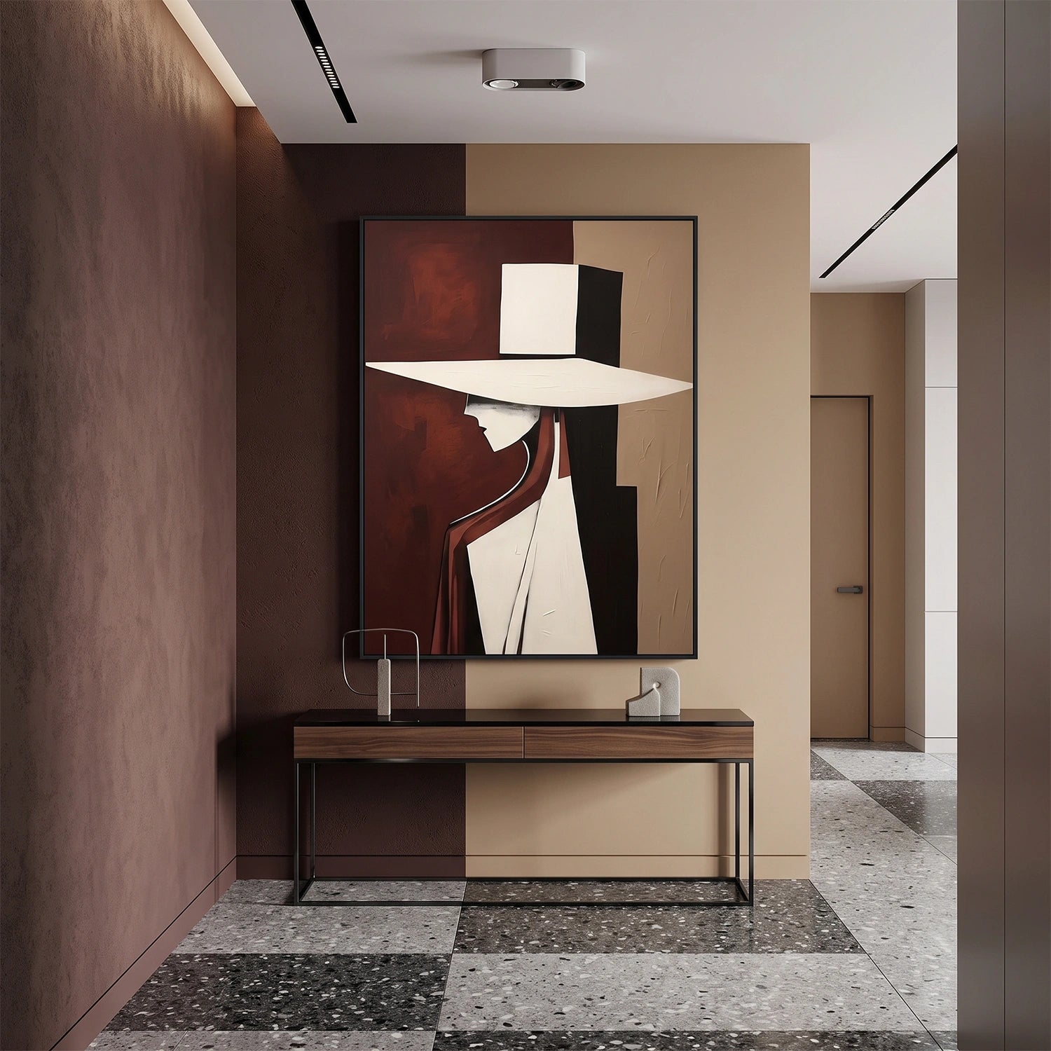 Abstract Portrait Wall Art #AP137