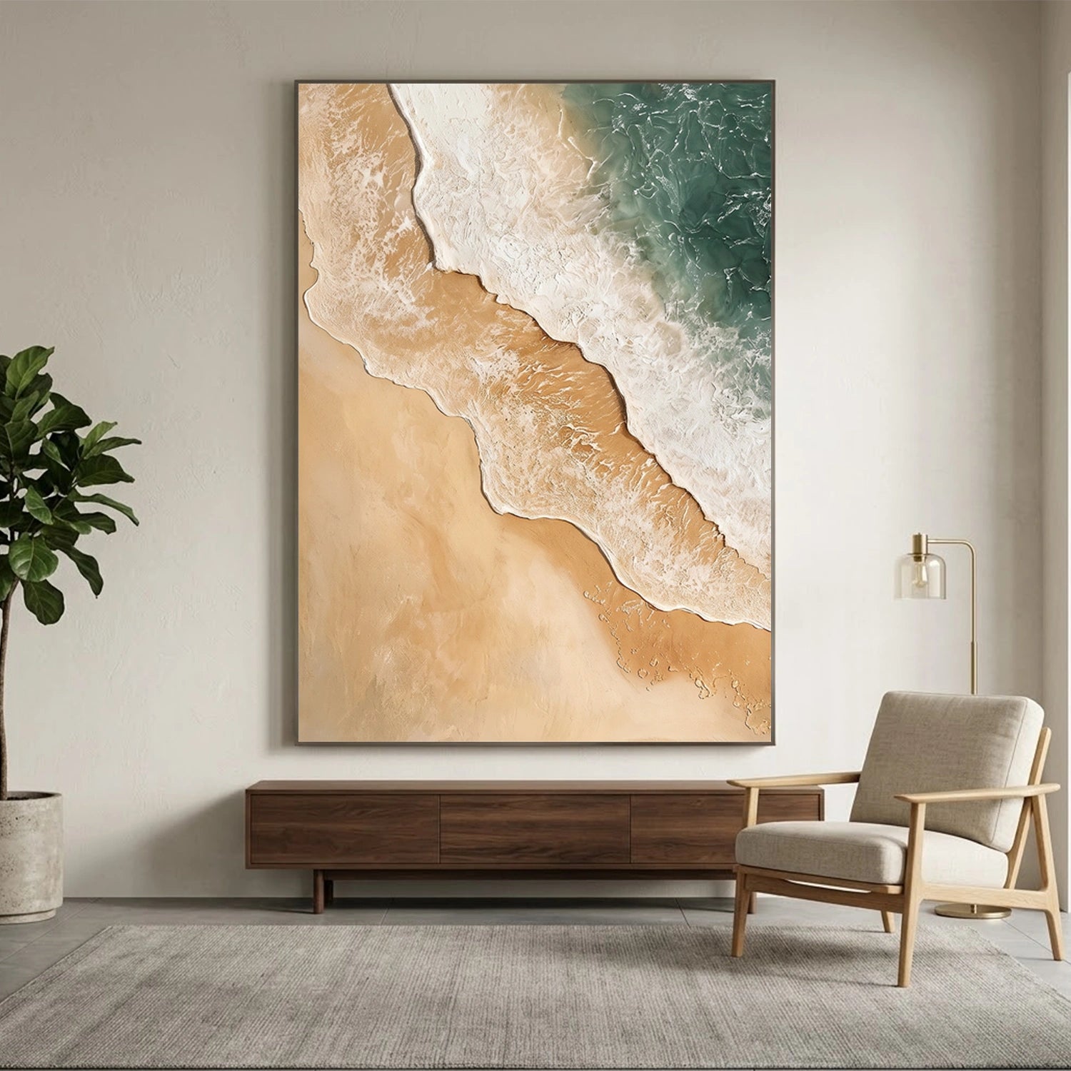 Sea & Sky Abstract Wall Art #MS303