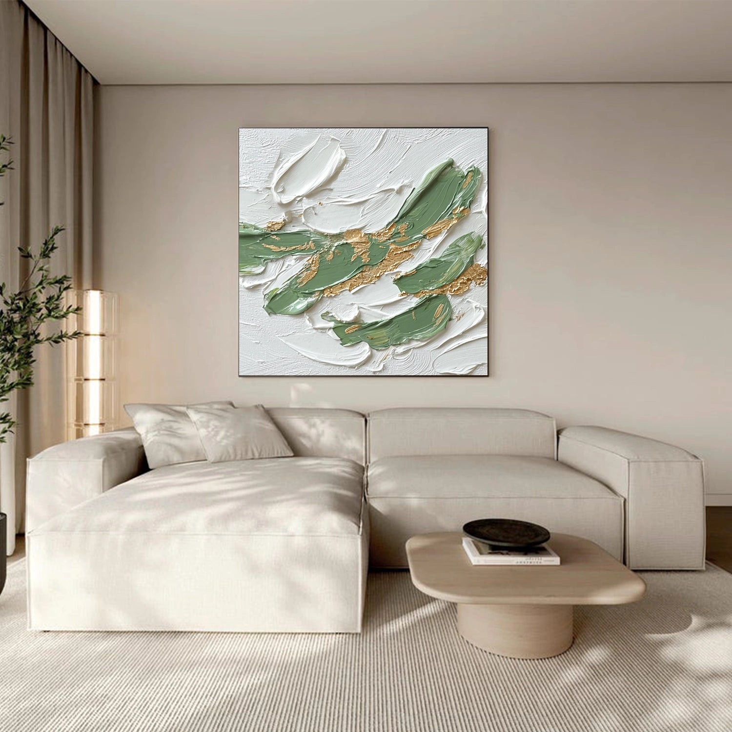 Abstract Textured Canvas Art #WS1000