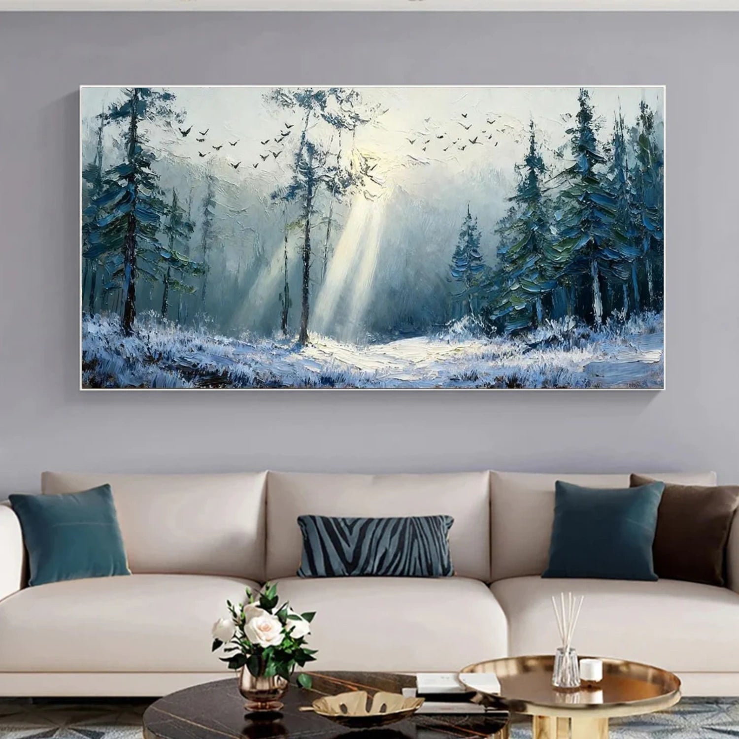 Flower & Tree Abstract Wall Art #ML180